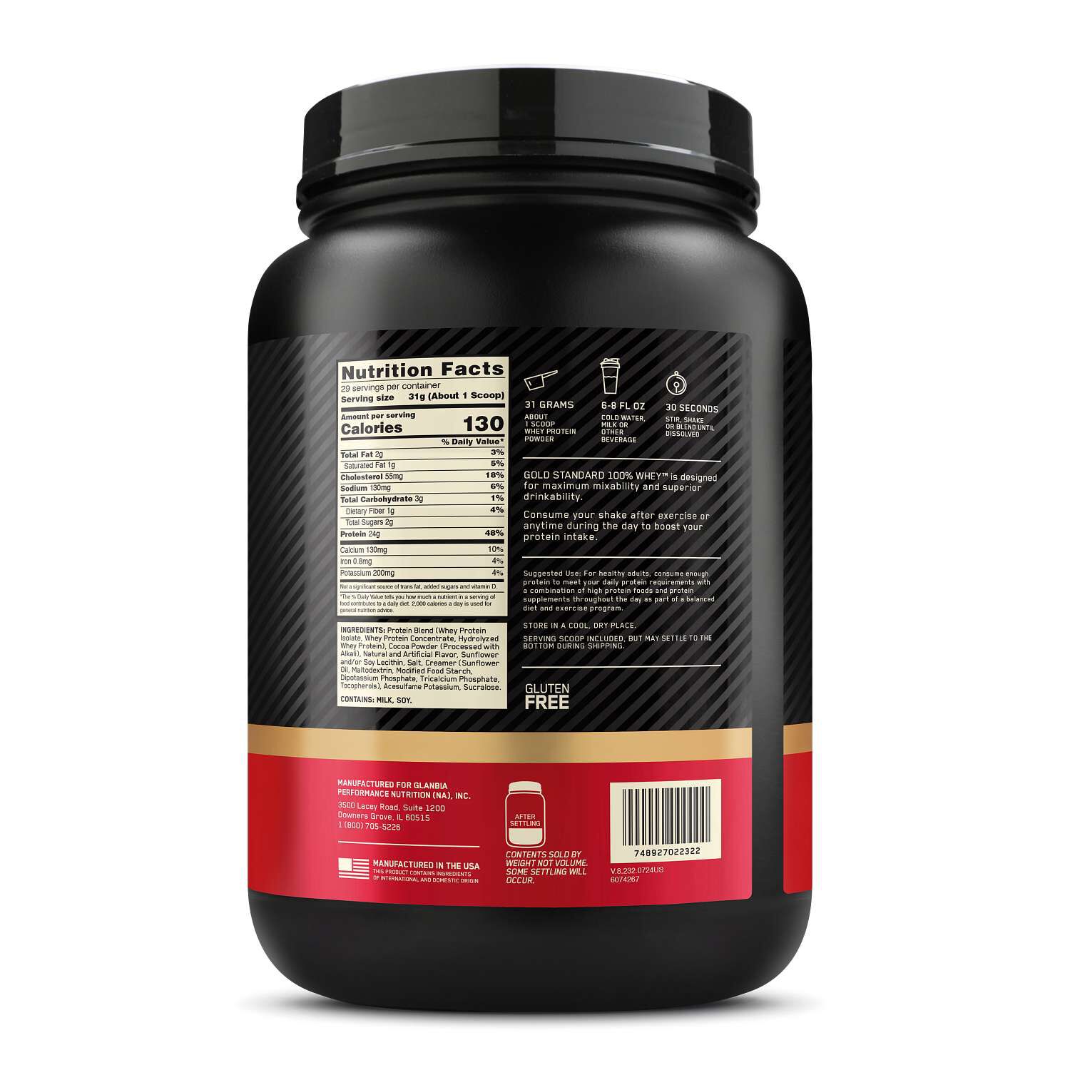Gold Standard 100% Whey&trade; - Chocolate Malt (29 Servings) Chocolate Malt | GNC