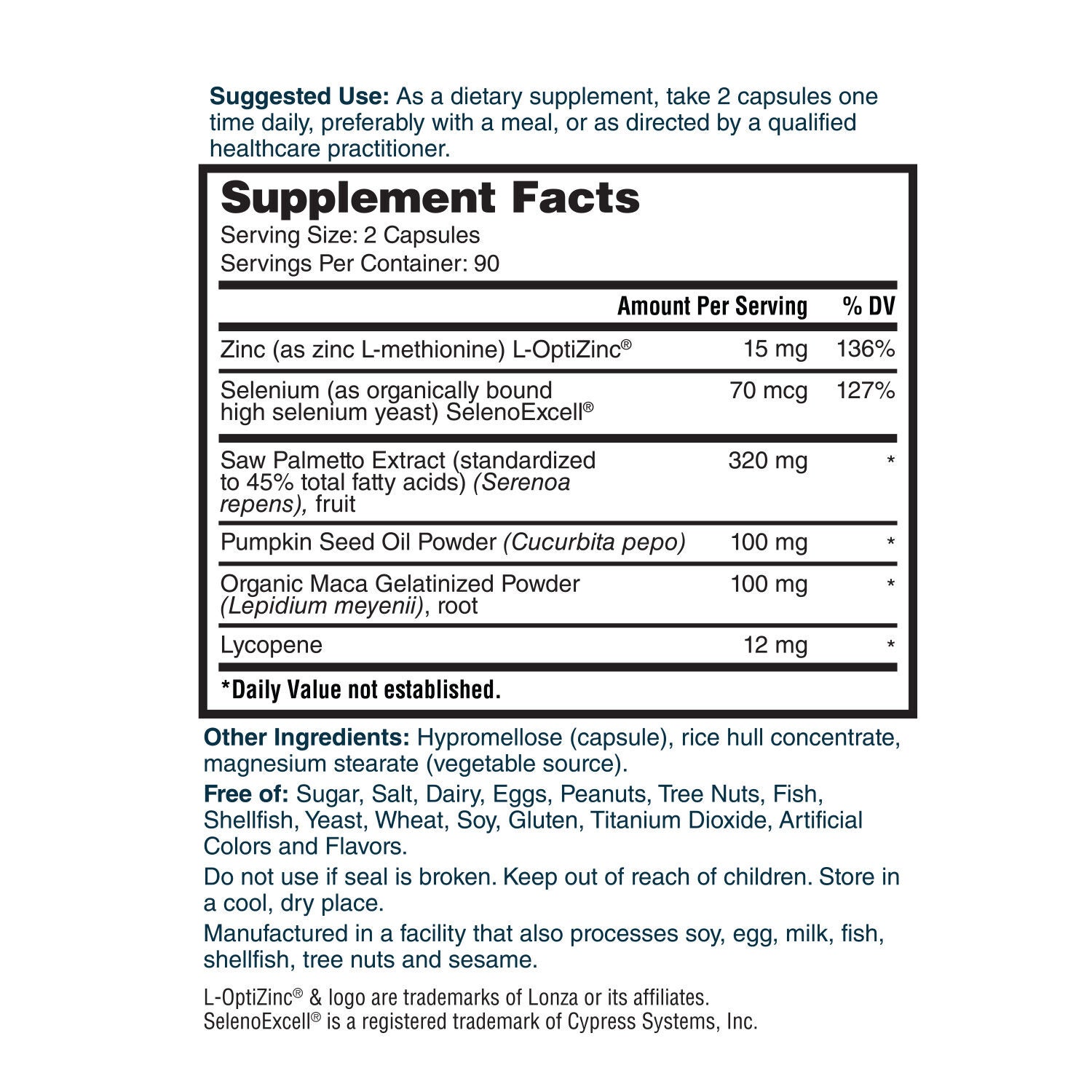 Prostrate Formula - 180 Vegetarian Capsules (90 Servings)  | GNC