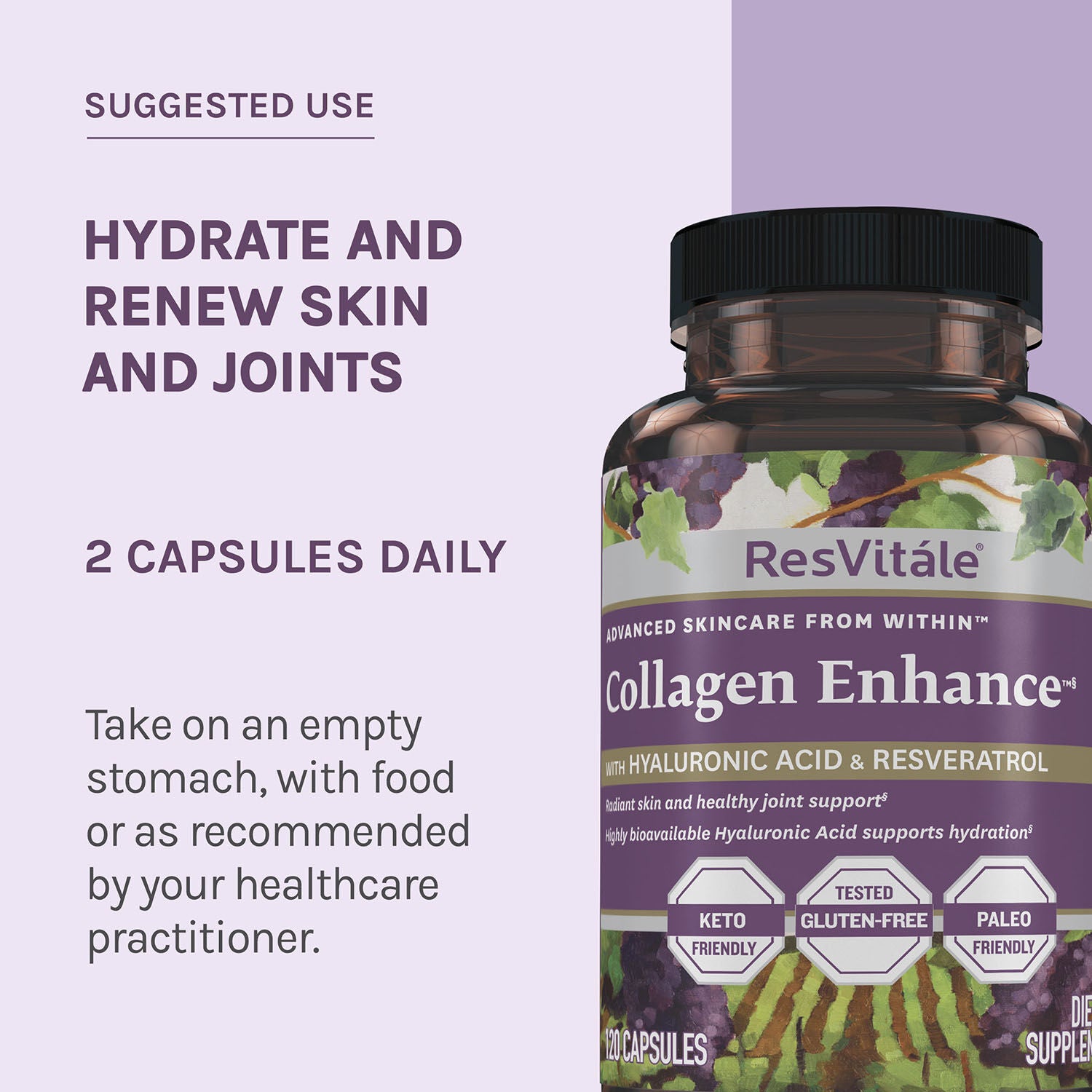 Collagen Enhance&trade; - 120 Capsules (60 Servings)  | GNC