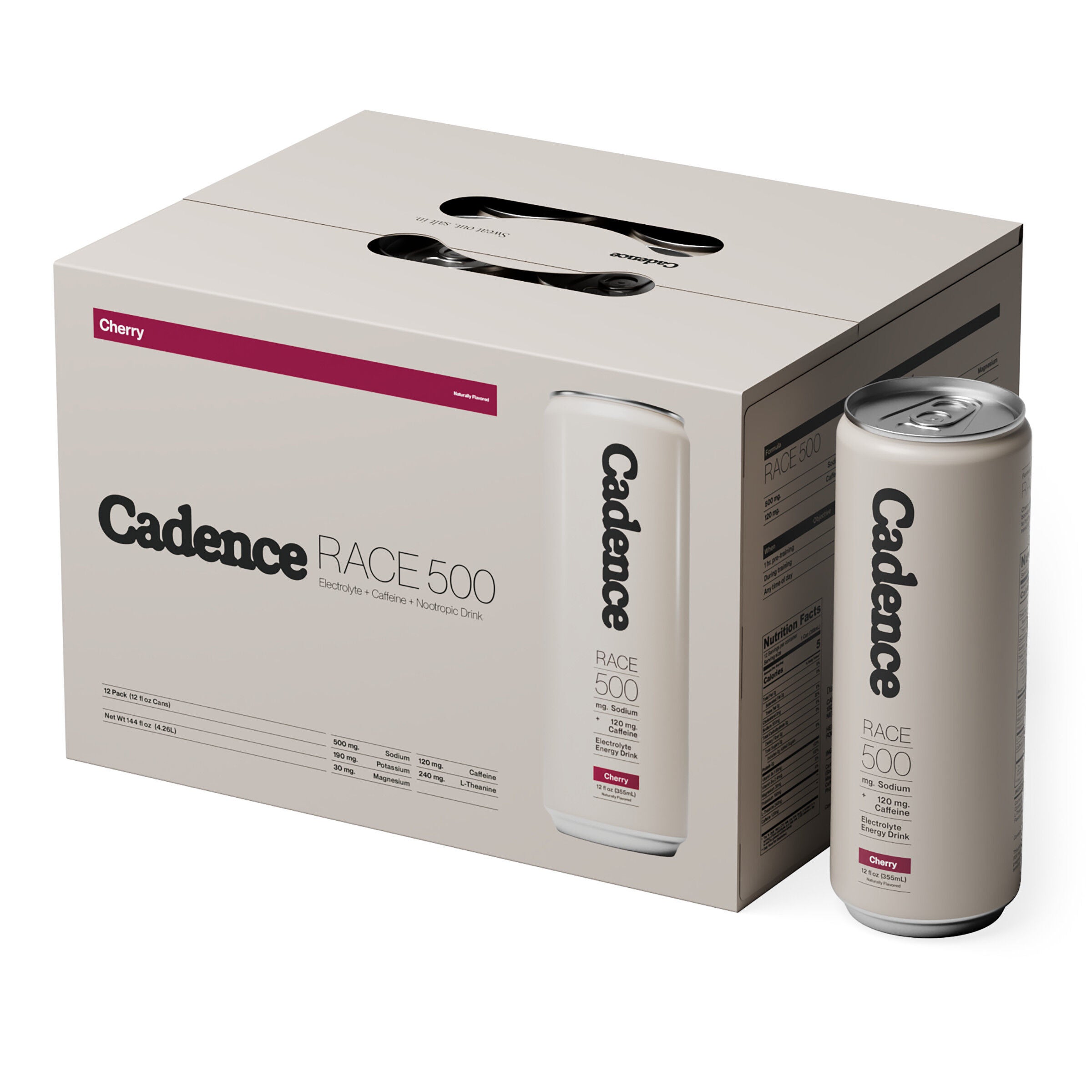 Race Electrolyte Energy Drink - Cherry - 12 fl oz (12 Cans)  | GNC