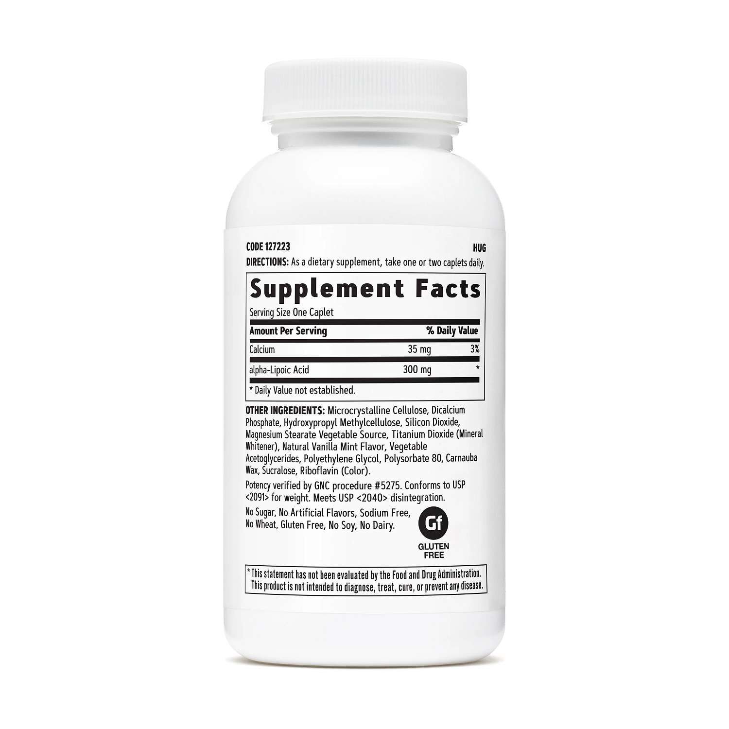 Alpha-Lipoic Acid 300 MG - 60 Caplets (60 Servings)  | GNC