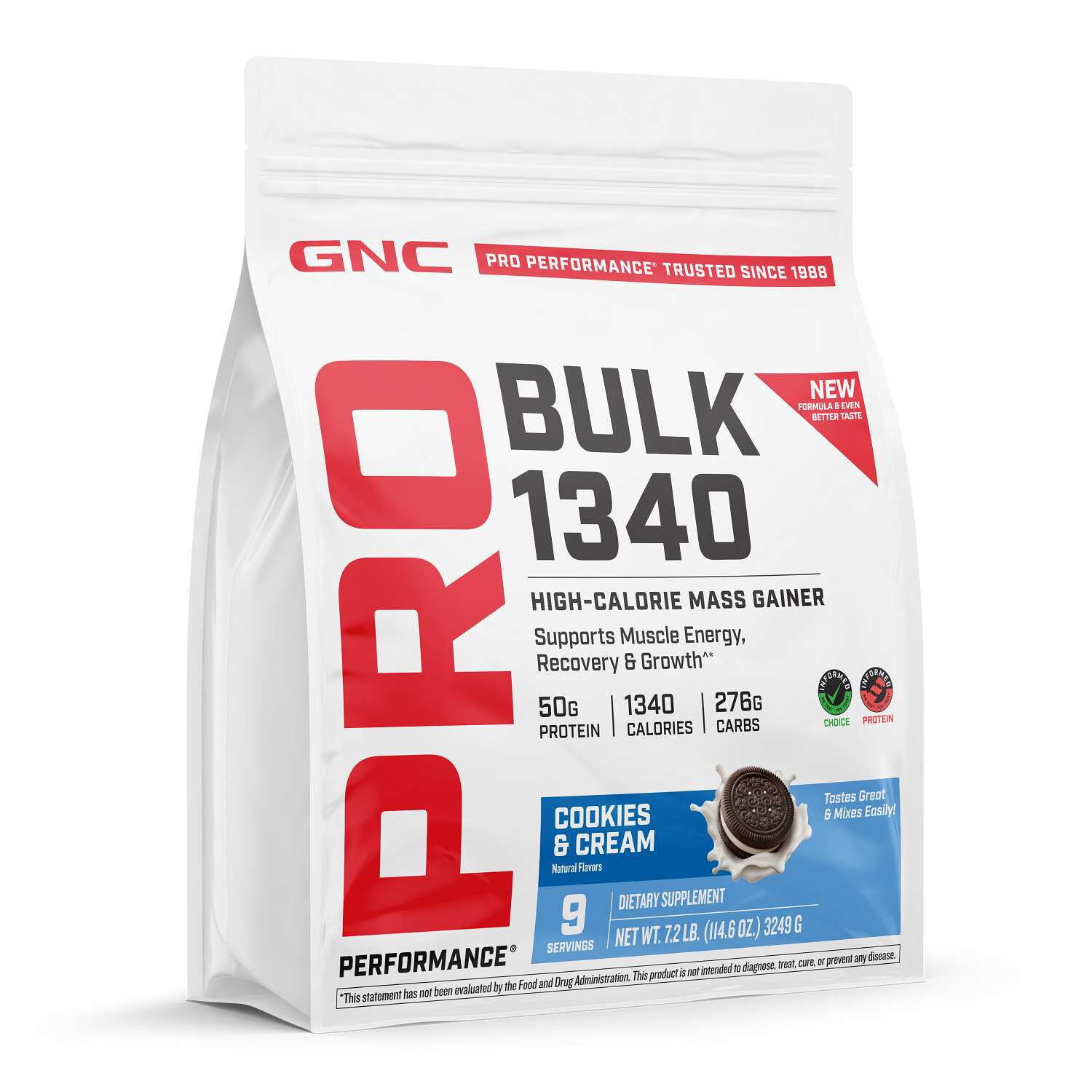 Bulk 1340 - Cookies & Cream (9 Servings) Cookies and Cream | GNC