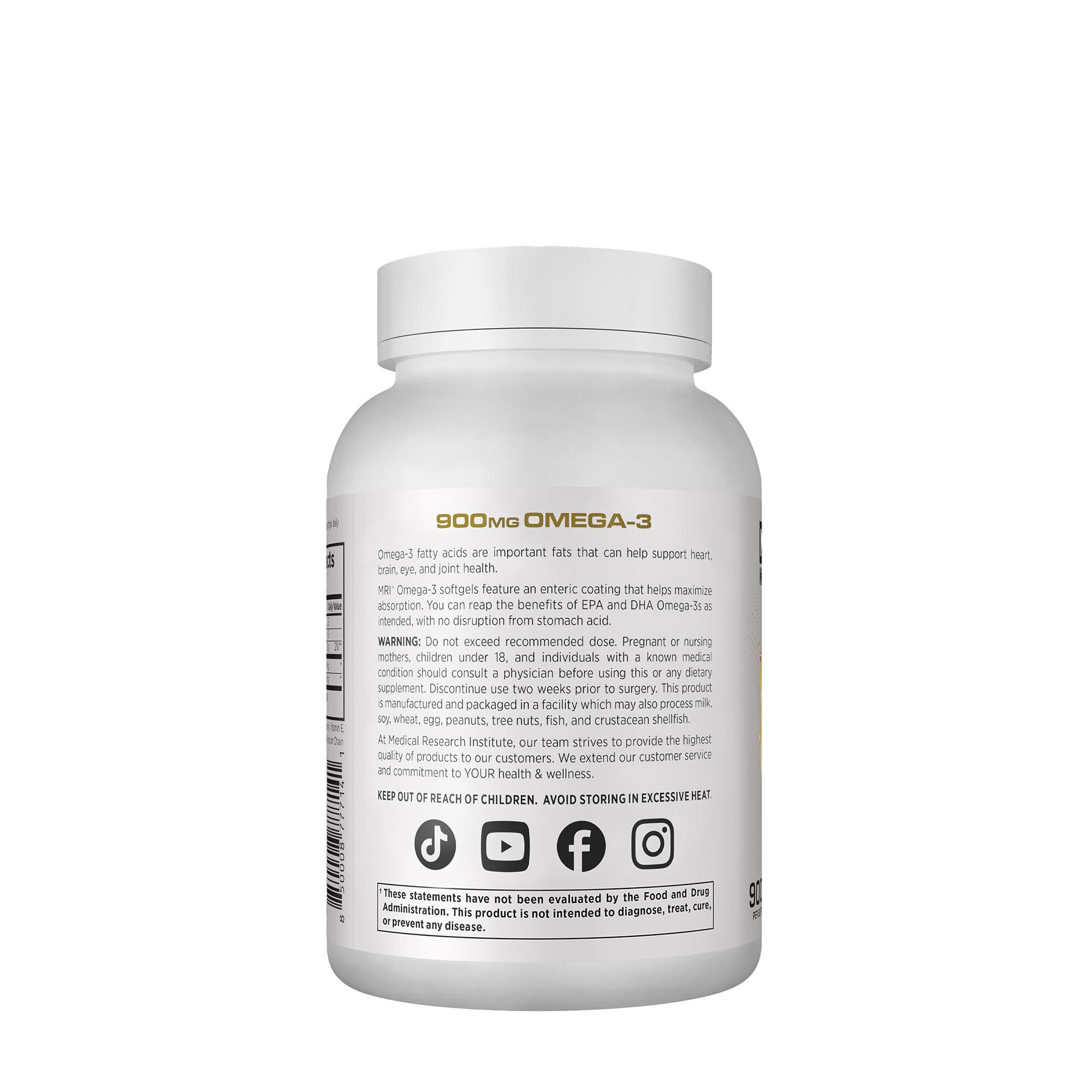 Omega-3 900 mg - 60 Softgels (60 Servings)  | GNC