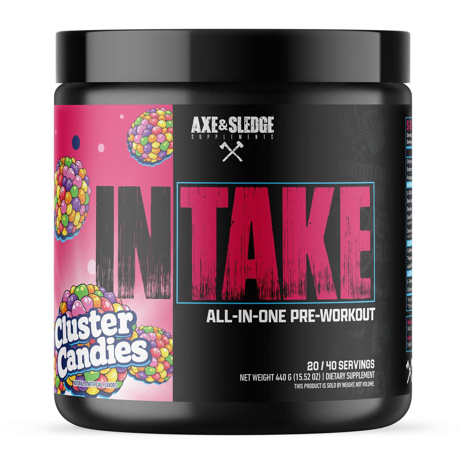 Intake All-In-One Pre-Workout - Cluster Candies - (20/40 Servings) Cluster Candies | GNC