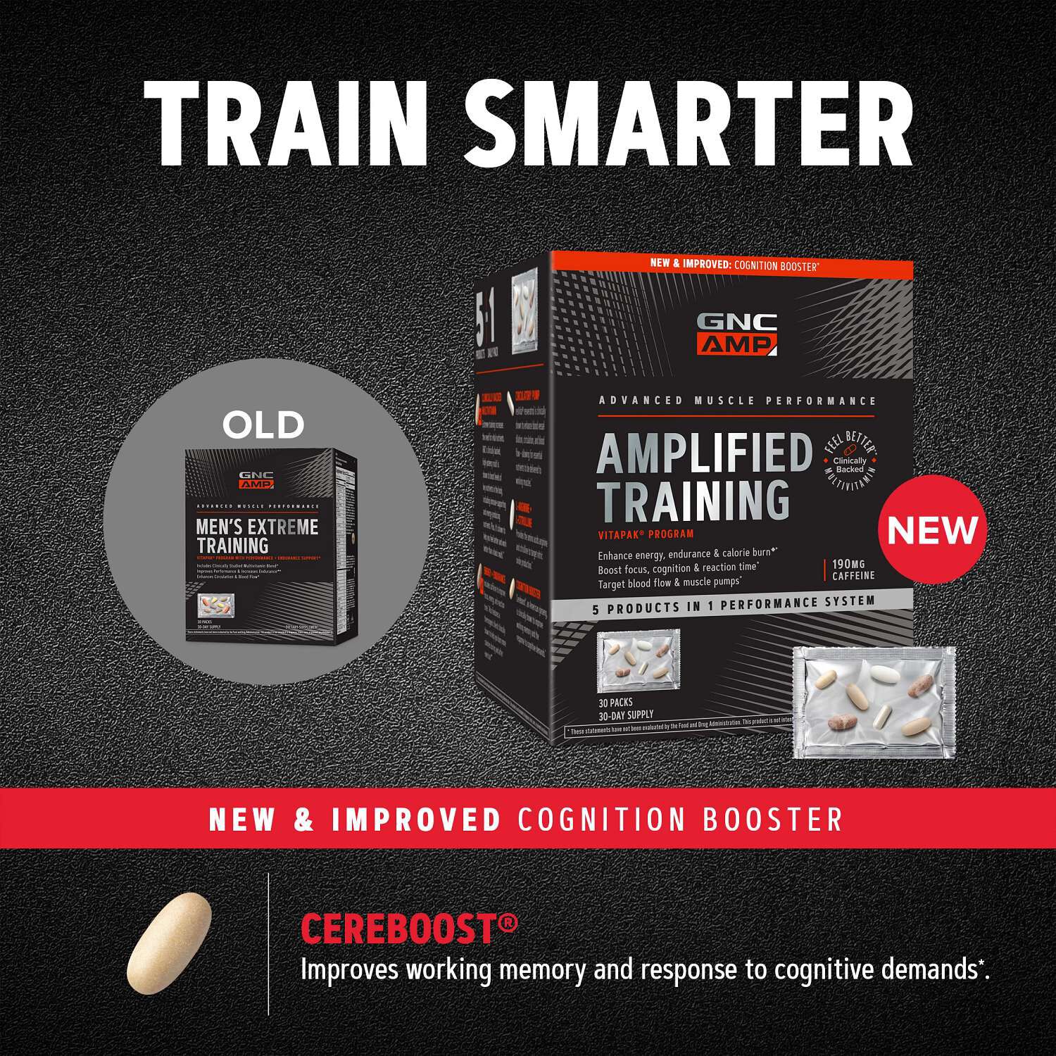 Amplified Training Vitapak (1 Month Supply)  | GNC