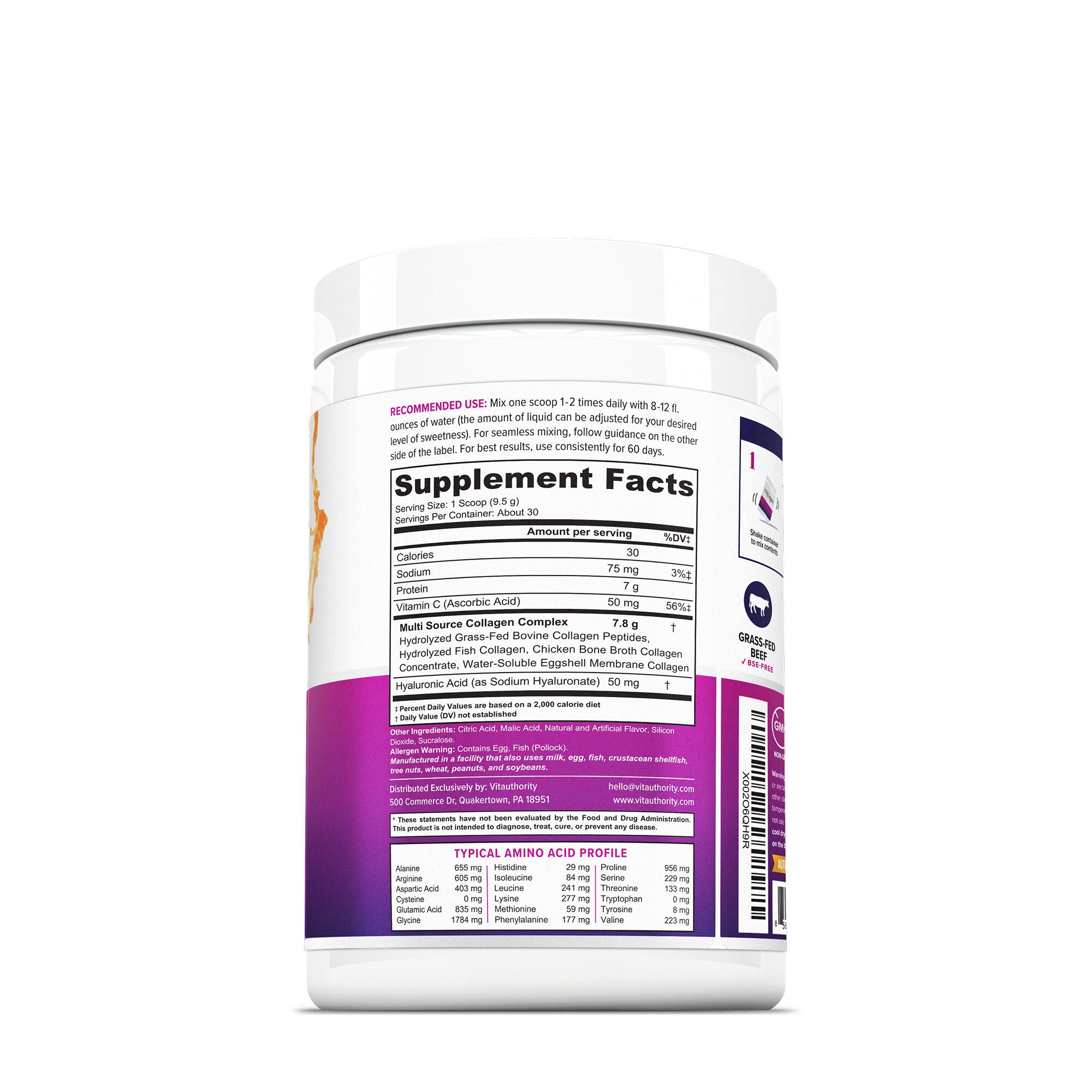 Multi Collagen Protein Powder - Peach Mango - 10 oz. (30 Servings)  | GNC