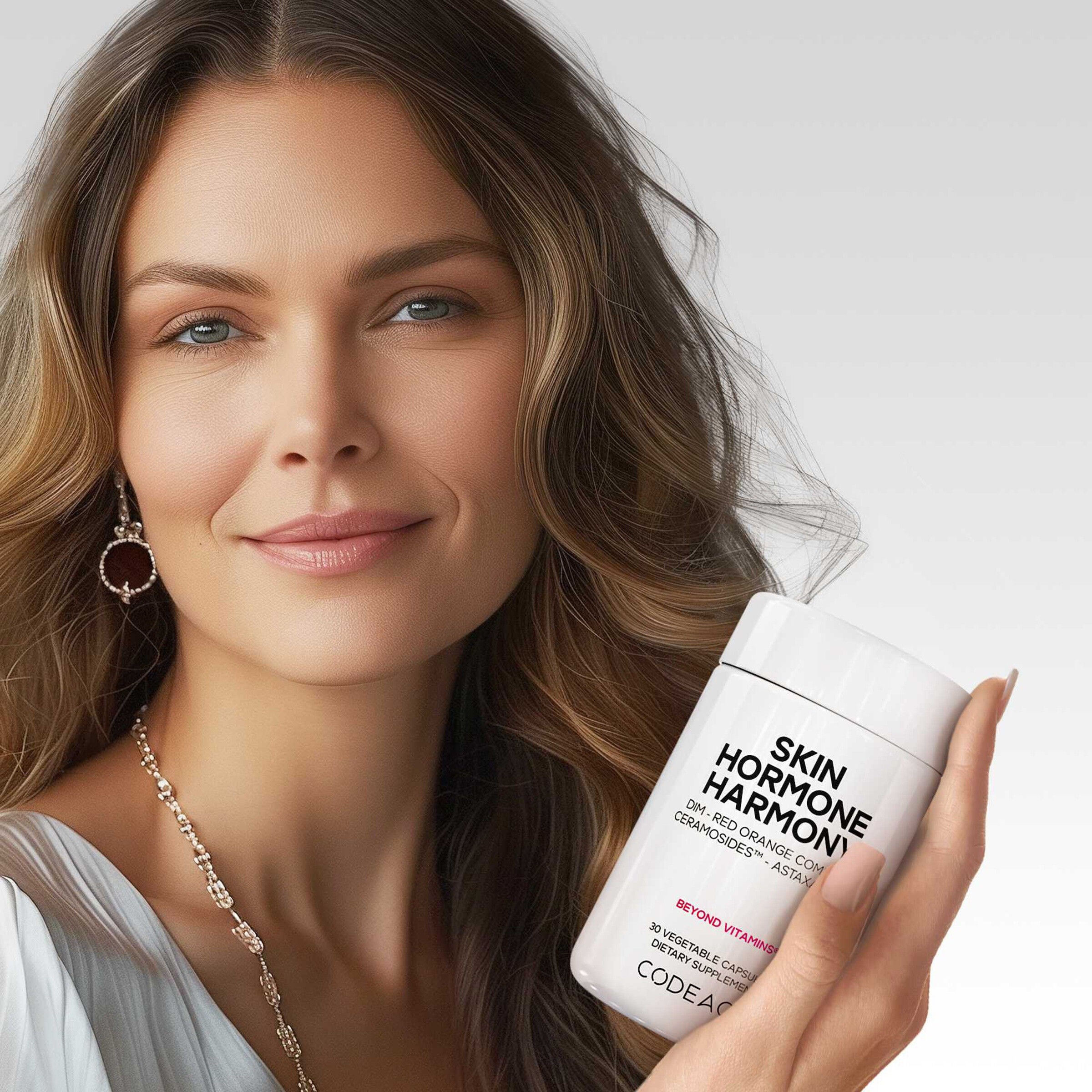 Skin Hormone Harmony+ - 30 Vegetable Capsules (30 Servings)  | GNC