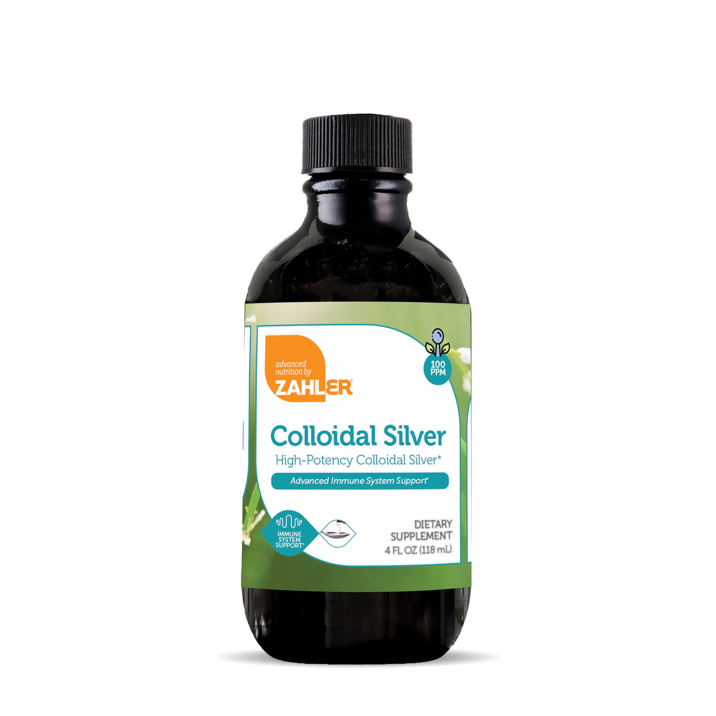 Liquid Colloidal Silver - 4 fl oz (23 Servings)  | GNC