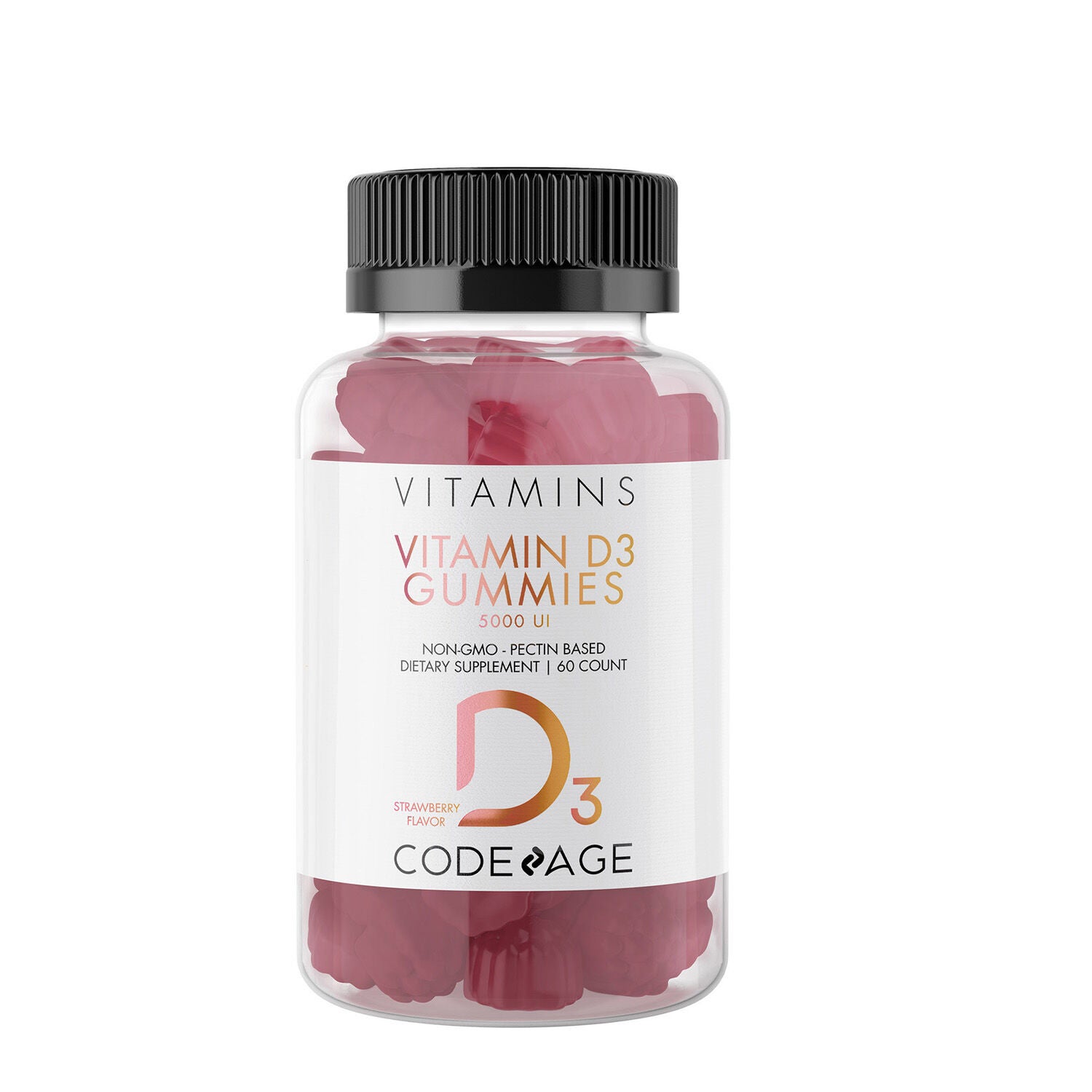 Vitamin D3 Gummies Strawberry GNC