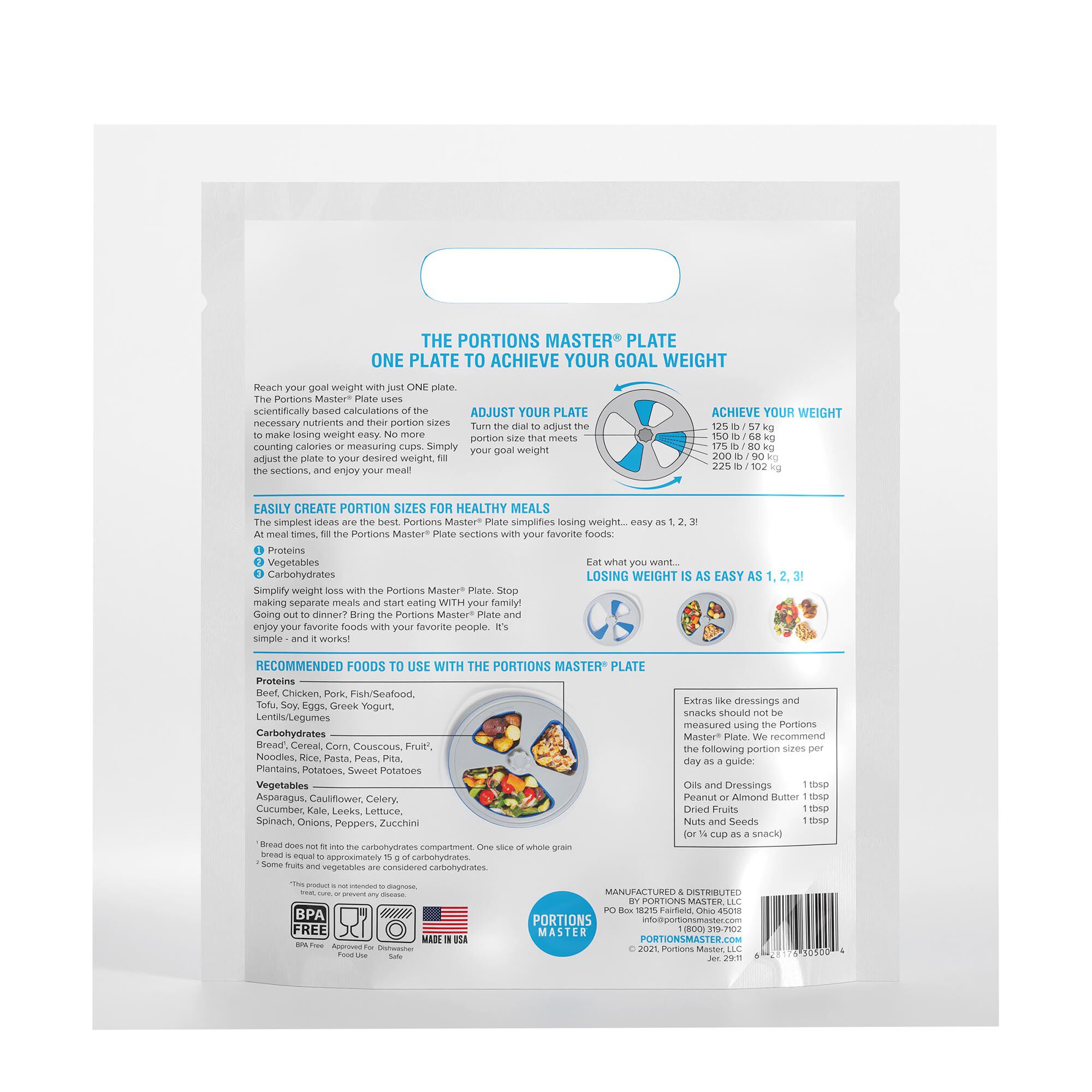 All In One Portion Plate  | GNC