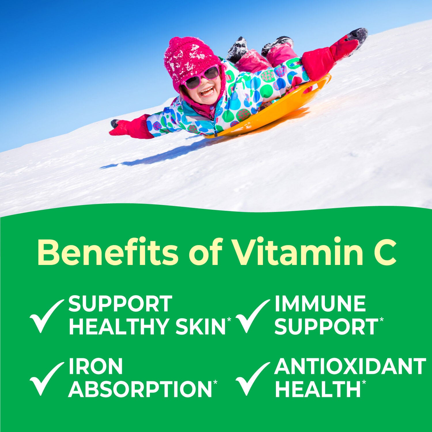 Kids Vitamin C 80mg - 60 Jelly Beans (30 Servings)  | GNC