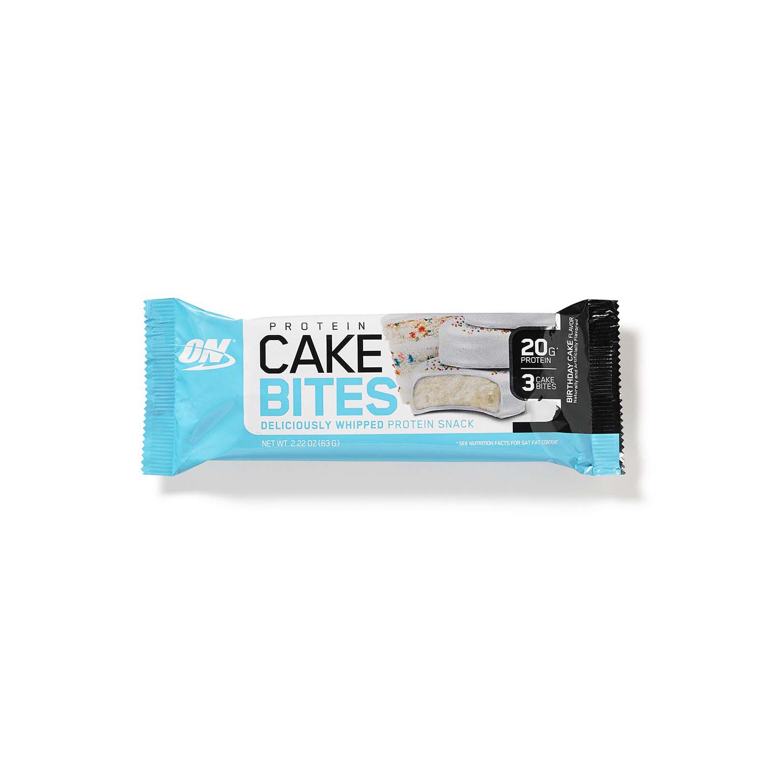Optimum Nutrition Protein Cake Bites Birthday Cake GNC