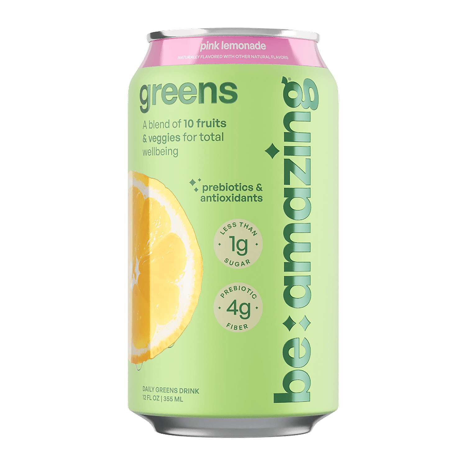 Greens RTD - Pink Lemonade - 12 fl oz (8 Cans)