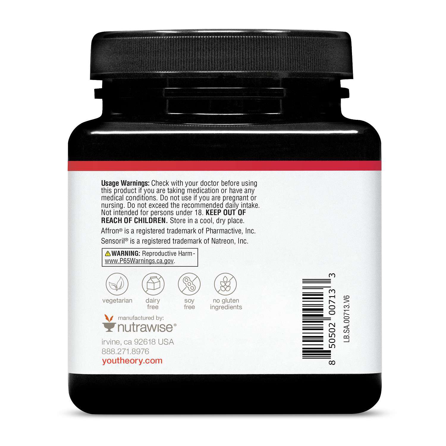 Saffron - 60 Vegetarian Capsules (30 Servings)