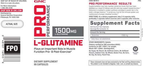 gnc glutamine and l-carnitine Pro Performance L-Carnitine, 60 Tablets, Supports Muscle Recovery Amazon.com: GNC Pro Performance L-Glutamine