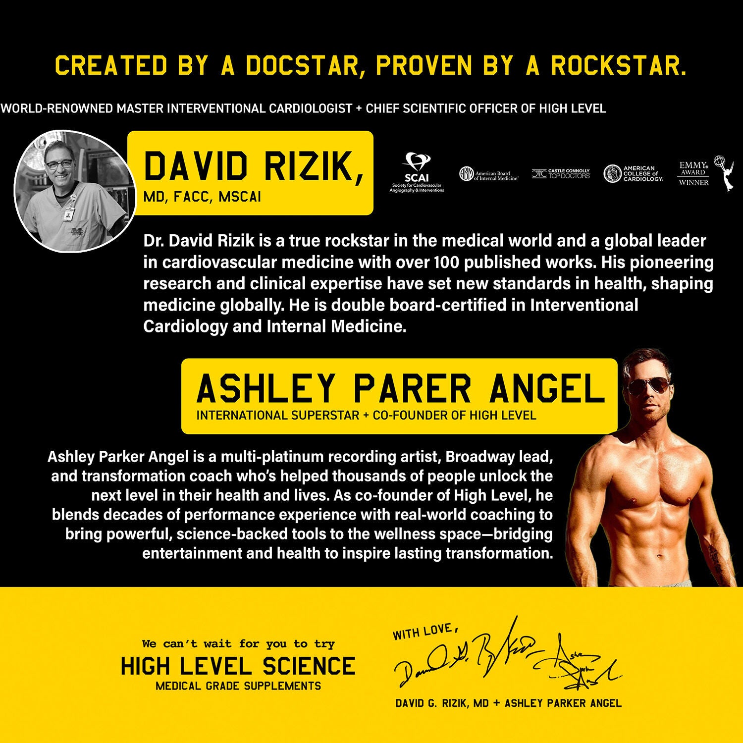 High Level Science Testosterone Created by a Docstar, Proven by a Rockstar