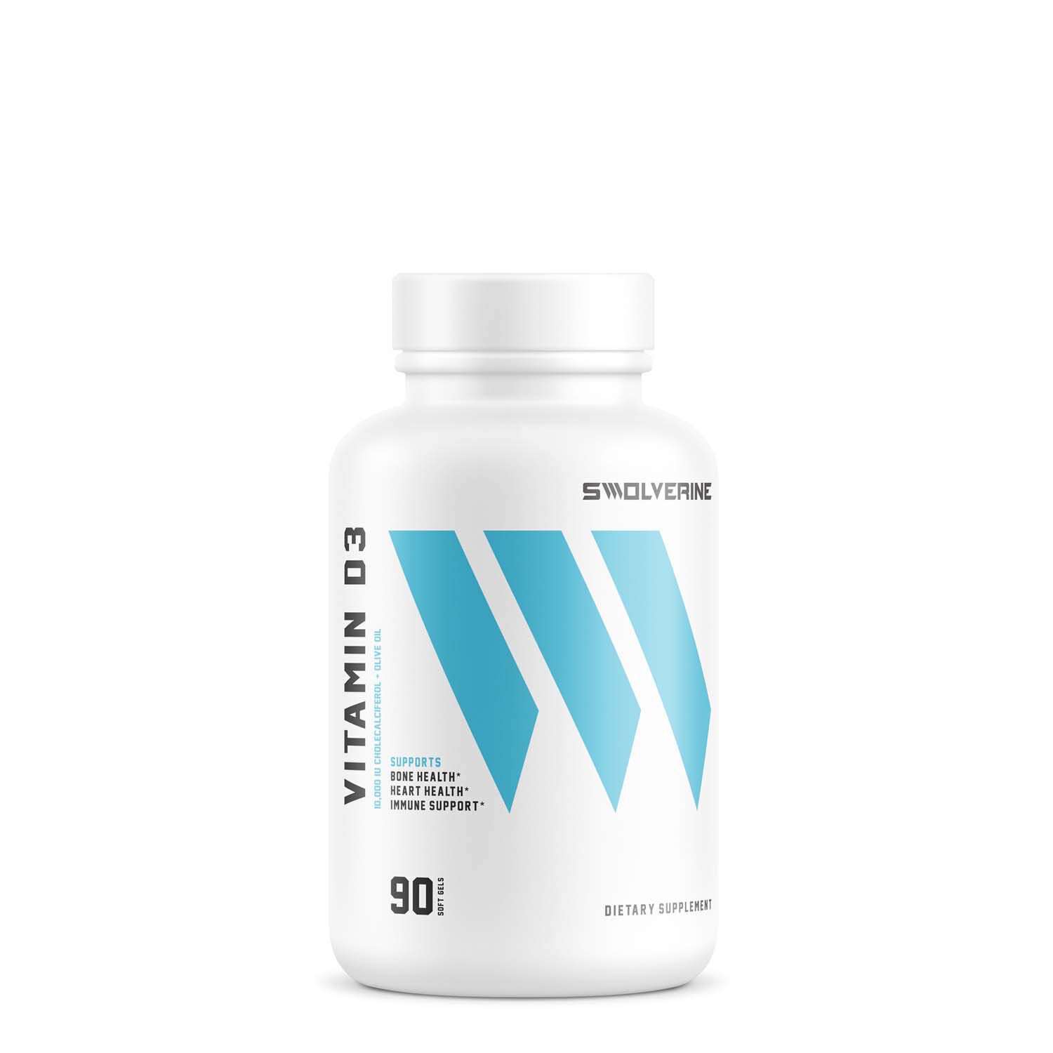 Vitamin D3 Supplement 10,000 IU - 90 Softgels (90 Servings)