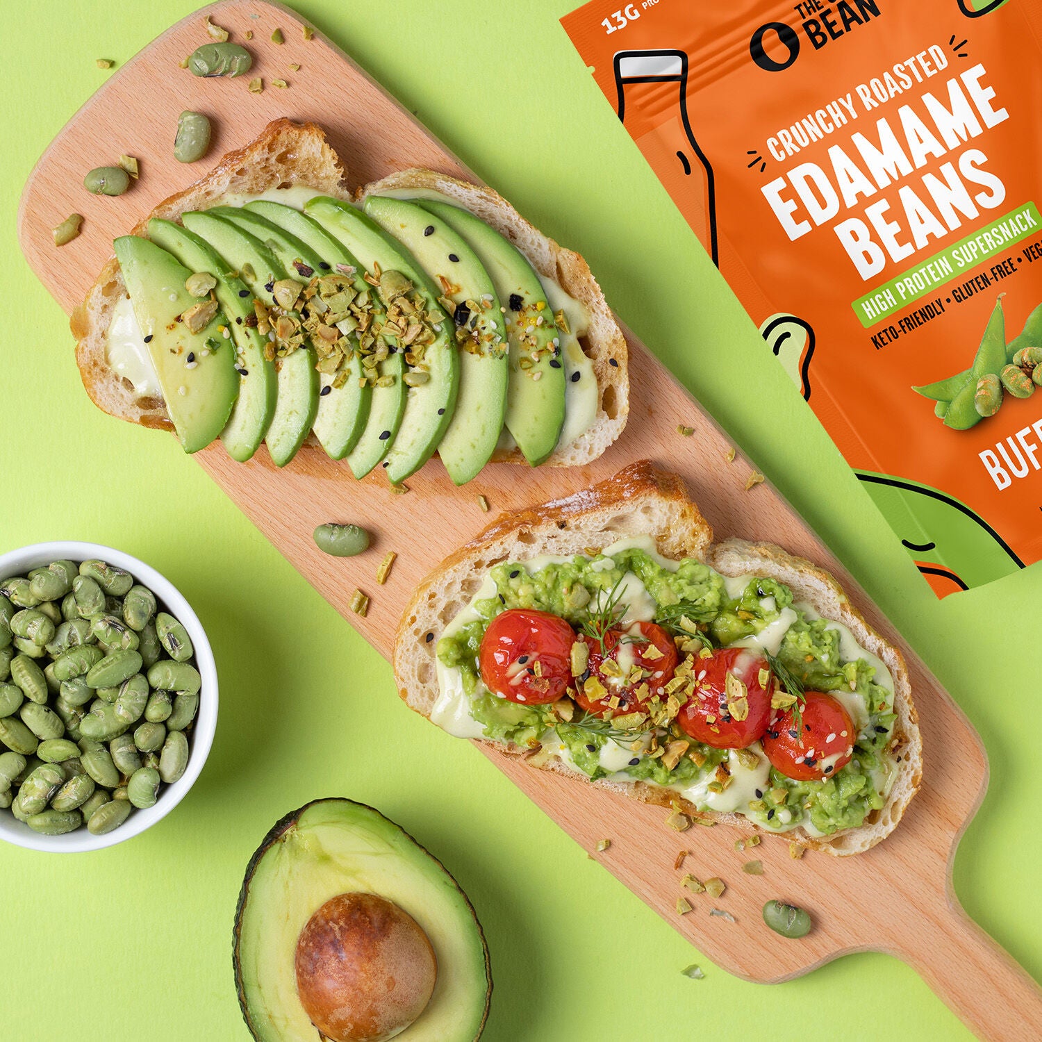 Crunchy Roasted Edamame Beans - Buffalo (3 Bags)  | GNC