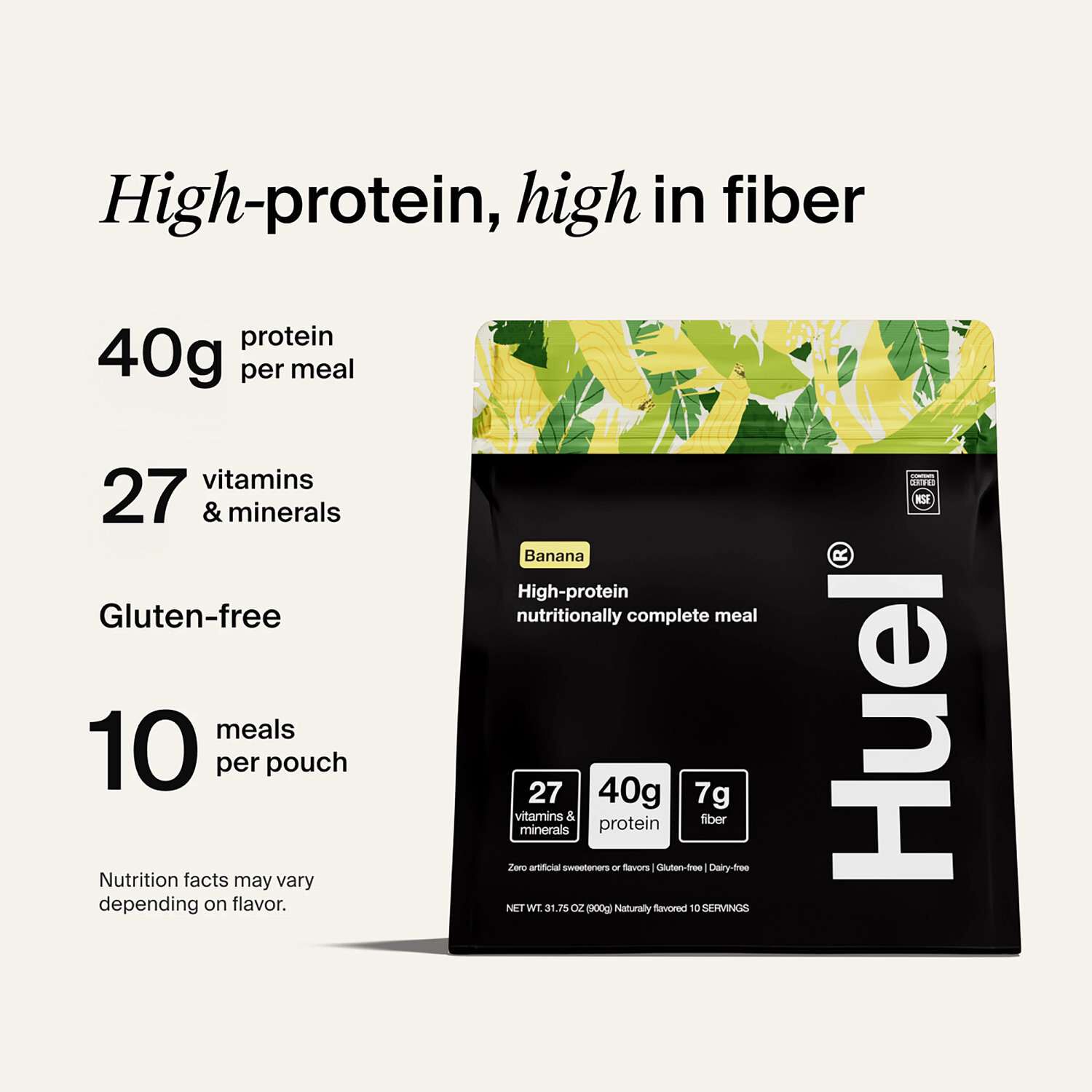 Huel® Black Edition Nutritionally Complete Powder - Banana (10