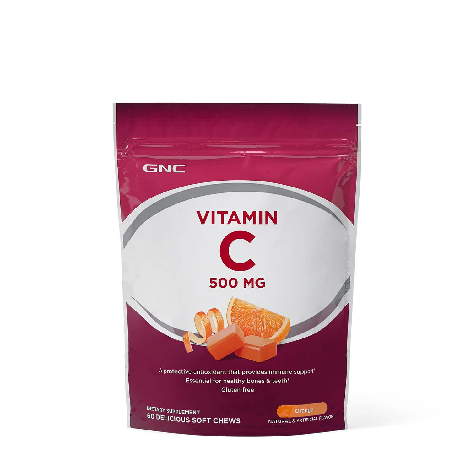 Vitamin C Soft Chews 500MG Orange GNC