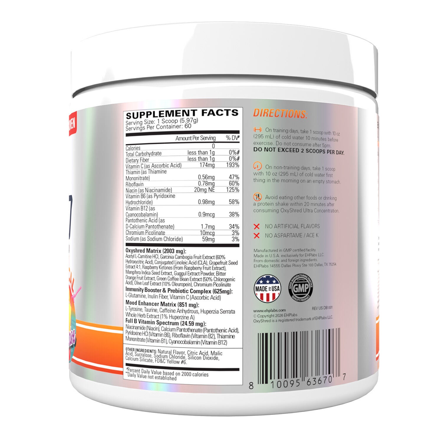 OxyShred - Tropical Sunrise (60 Servings)