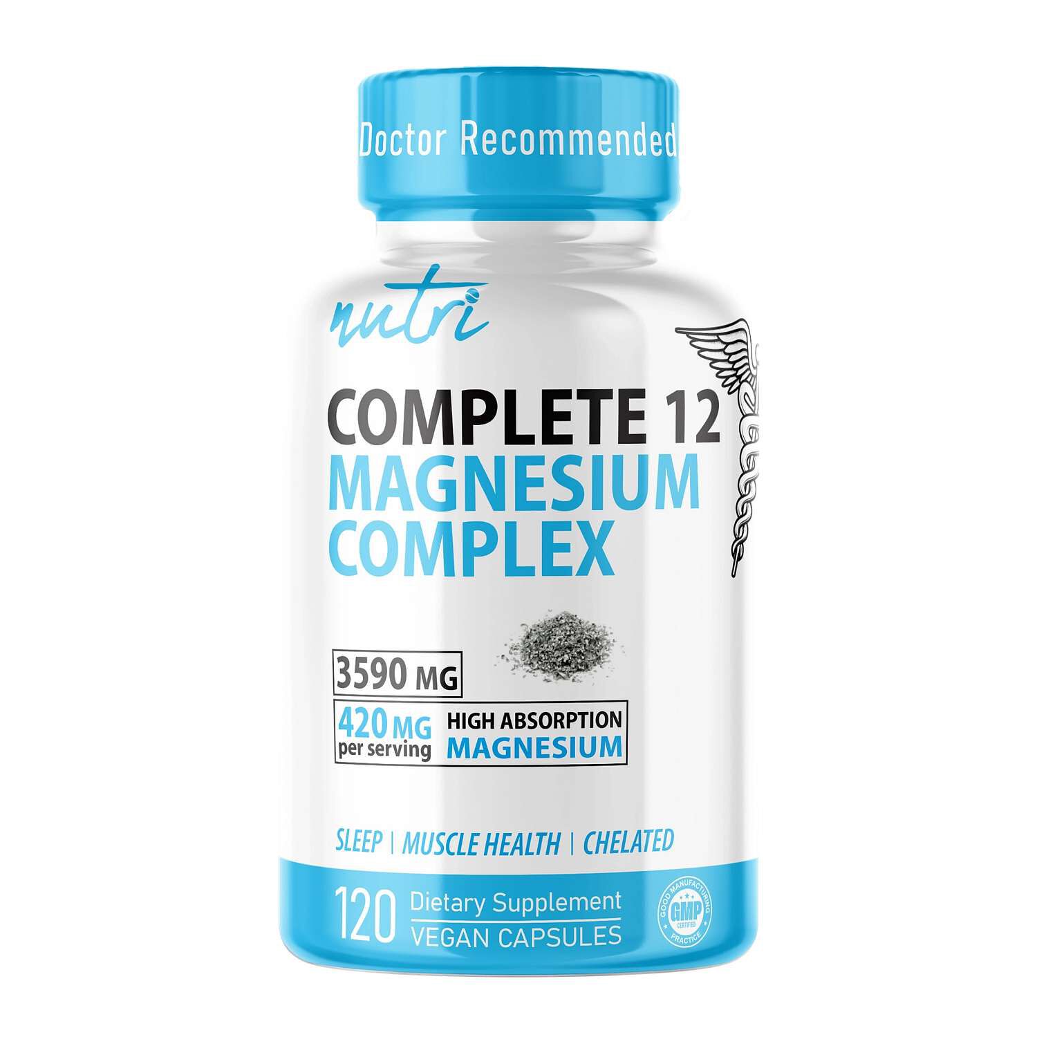 Magnesium Complex - 120 Vegan Capsules (30 Servings)  | GNC