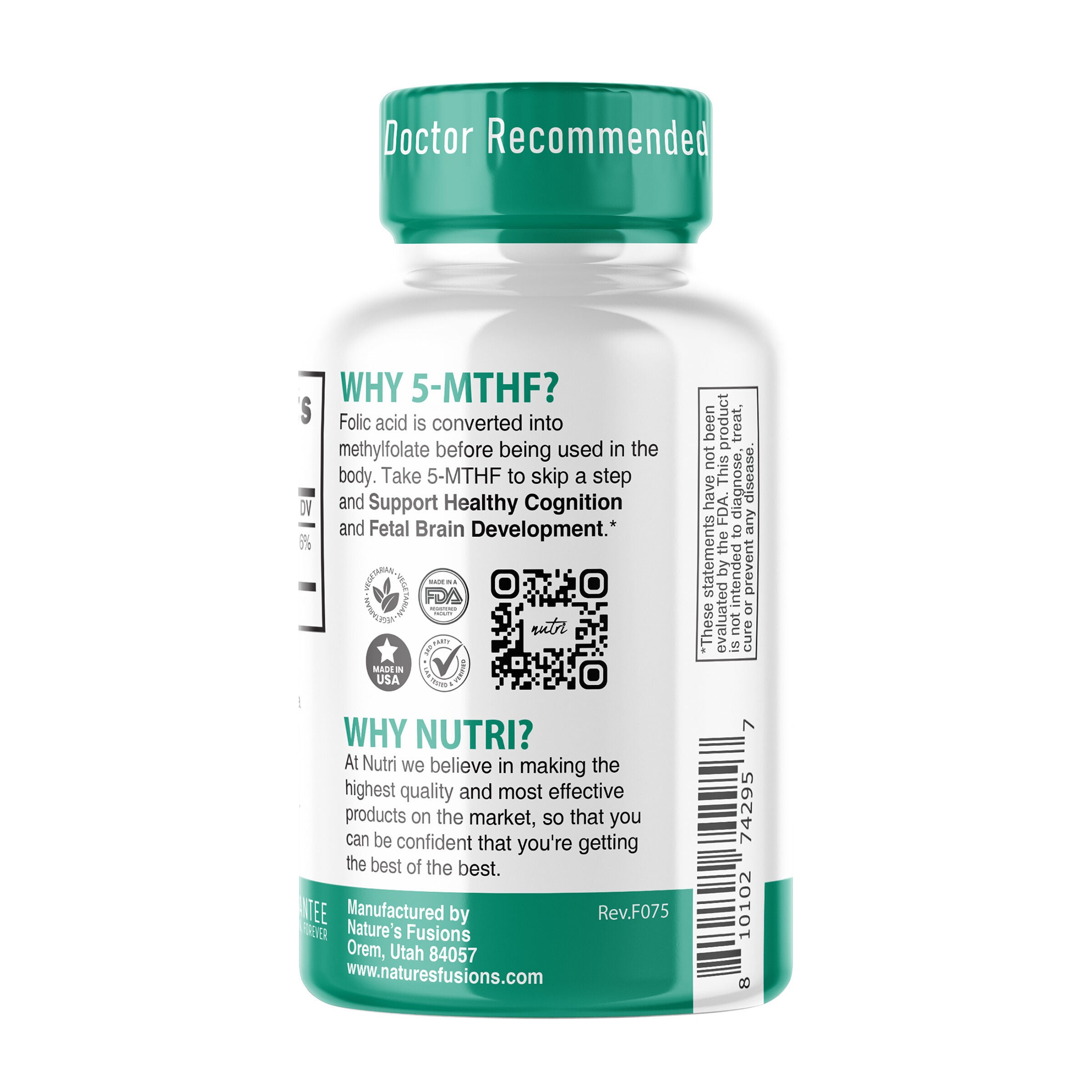 Methylfolate 1mg (120 Servings)  | GNC