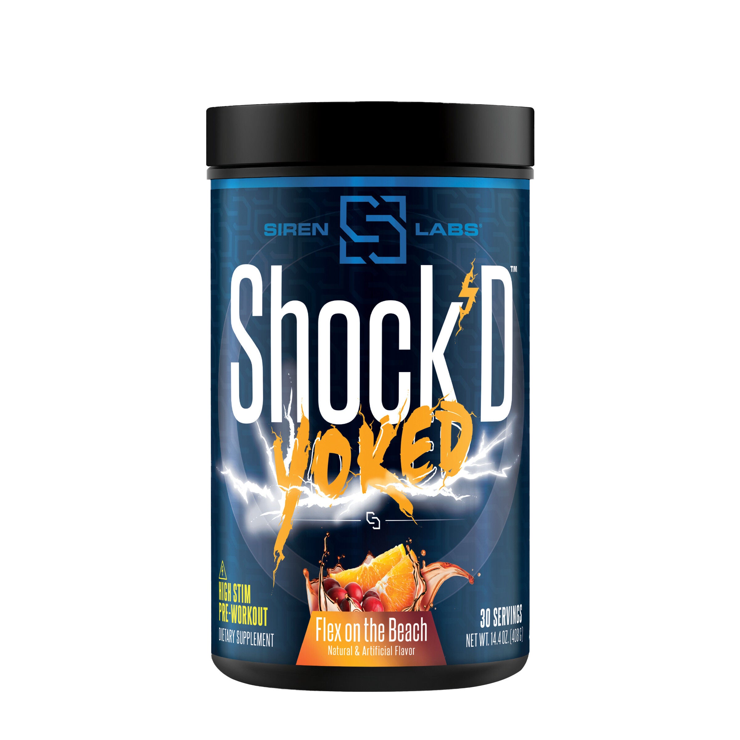 Shock'D Yoked - Flex on the Beach (30 Servings) Flex on the Beach | GNC