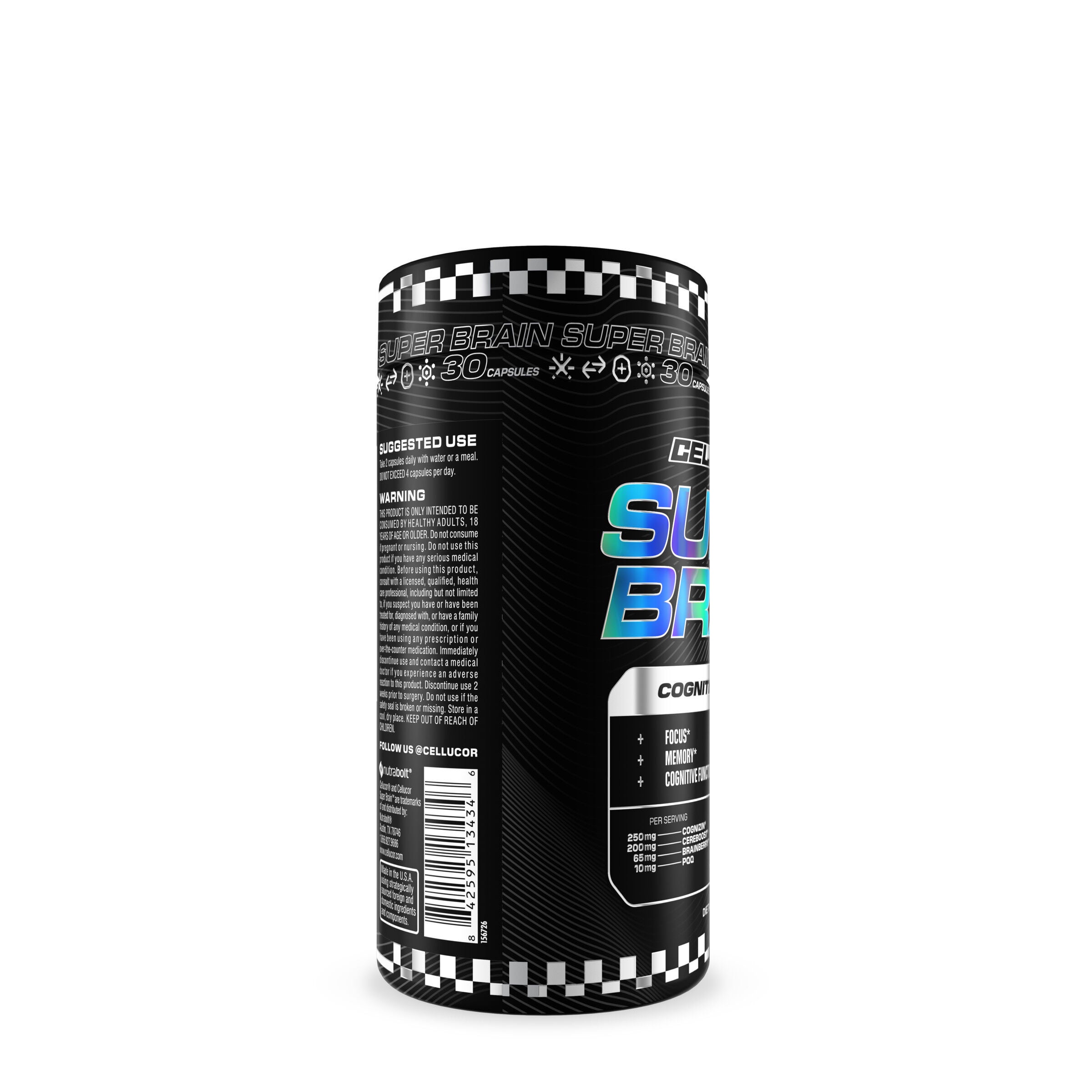 Super Brain Cognitive Booster - 30 Capsules (15 Servings)  | GNC