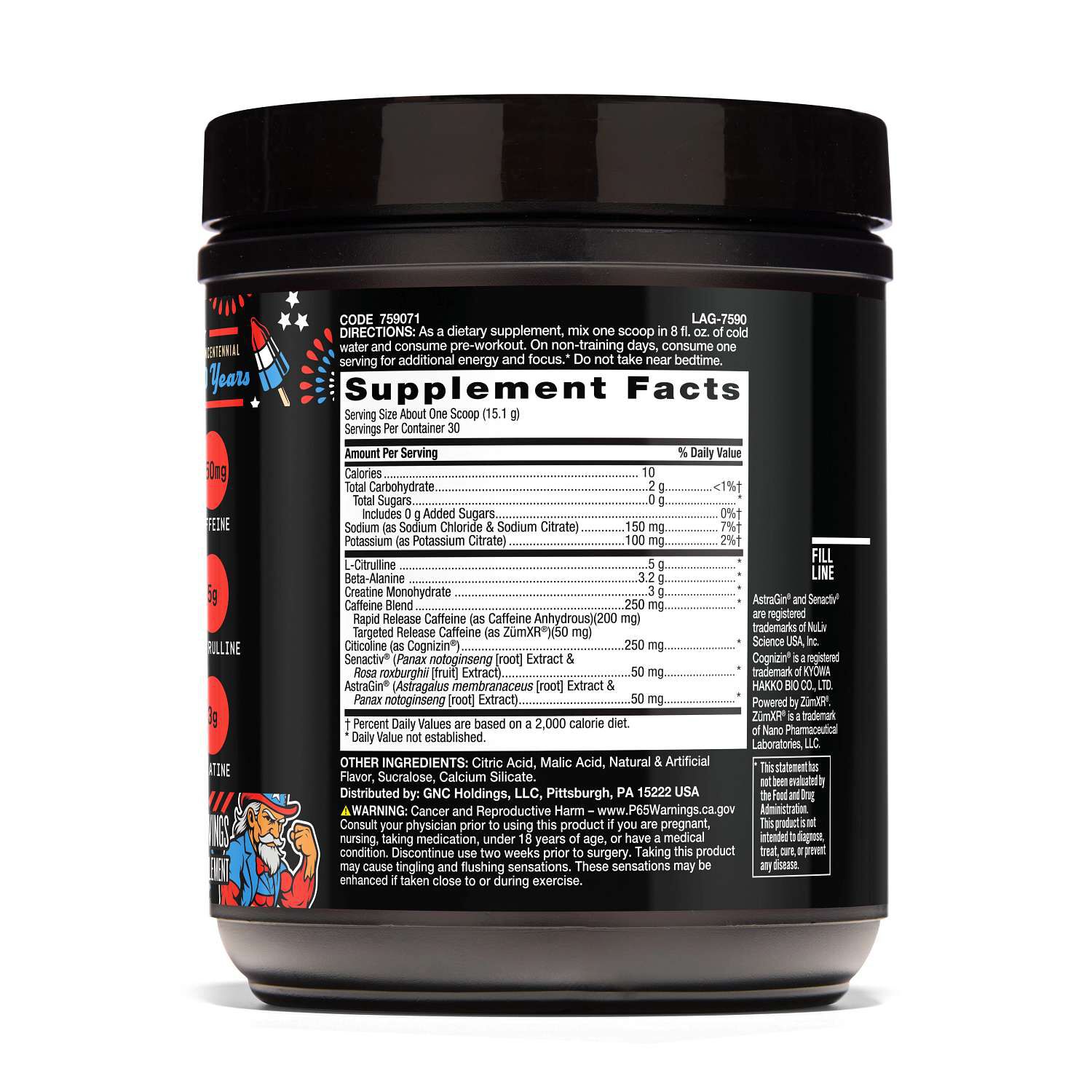 Lit V2 Pre-Workout - Patriot Pop (30 Servings)