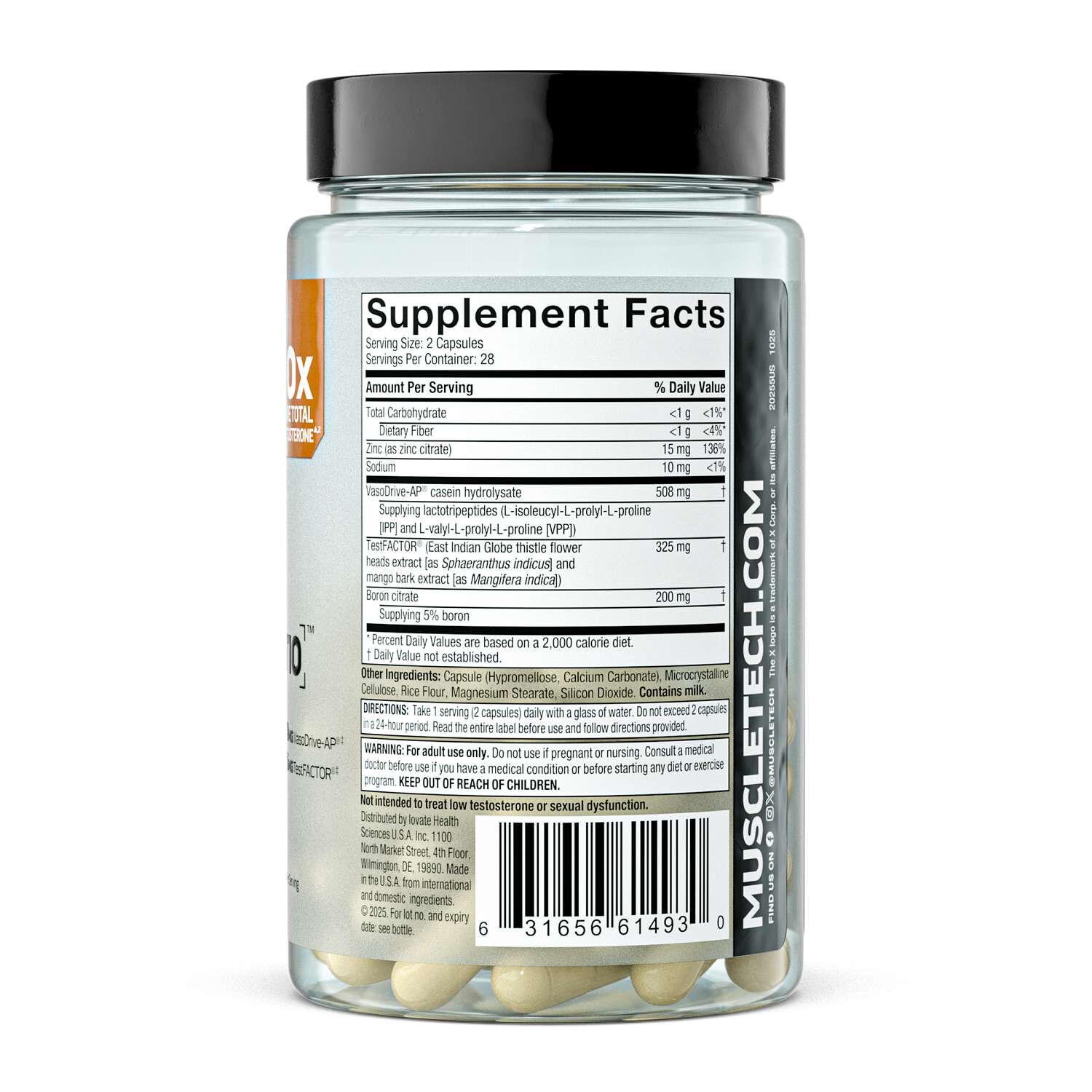 Test Peptide T10 - 56 Capsules (28 Servings)  | GNC