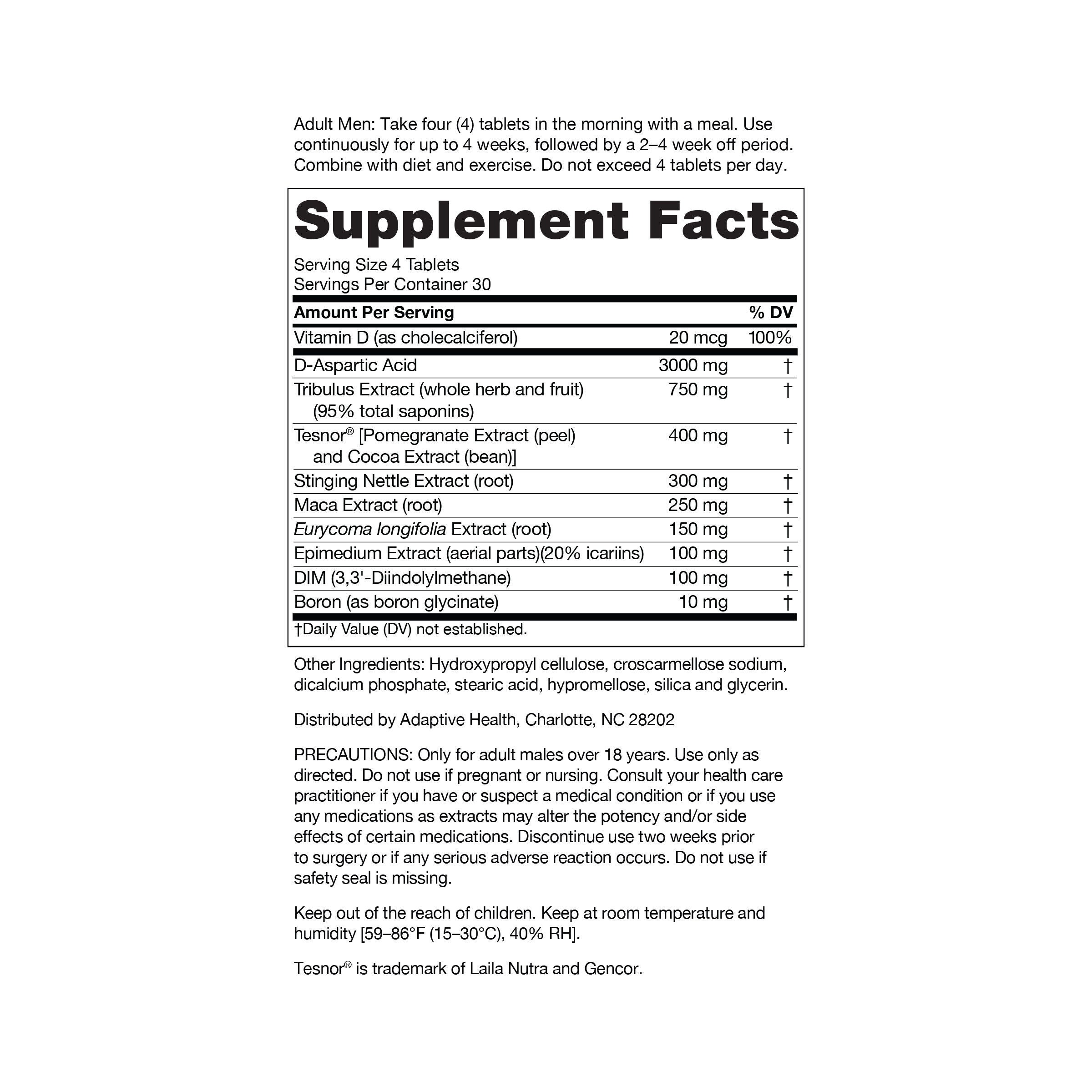 Total-T Ultimate - 120 Tablets (30 Servings)  | GNC