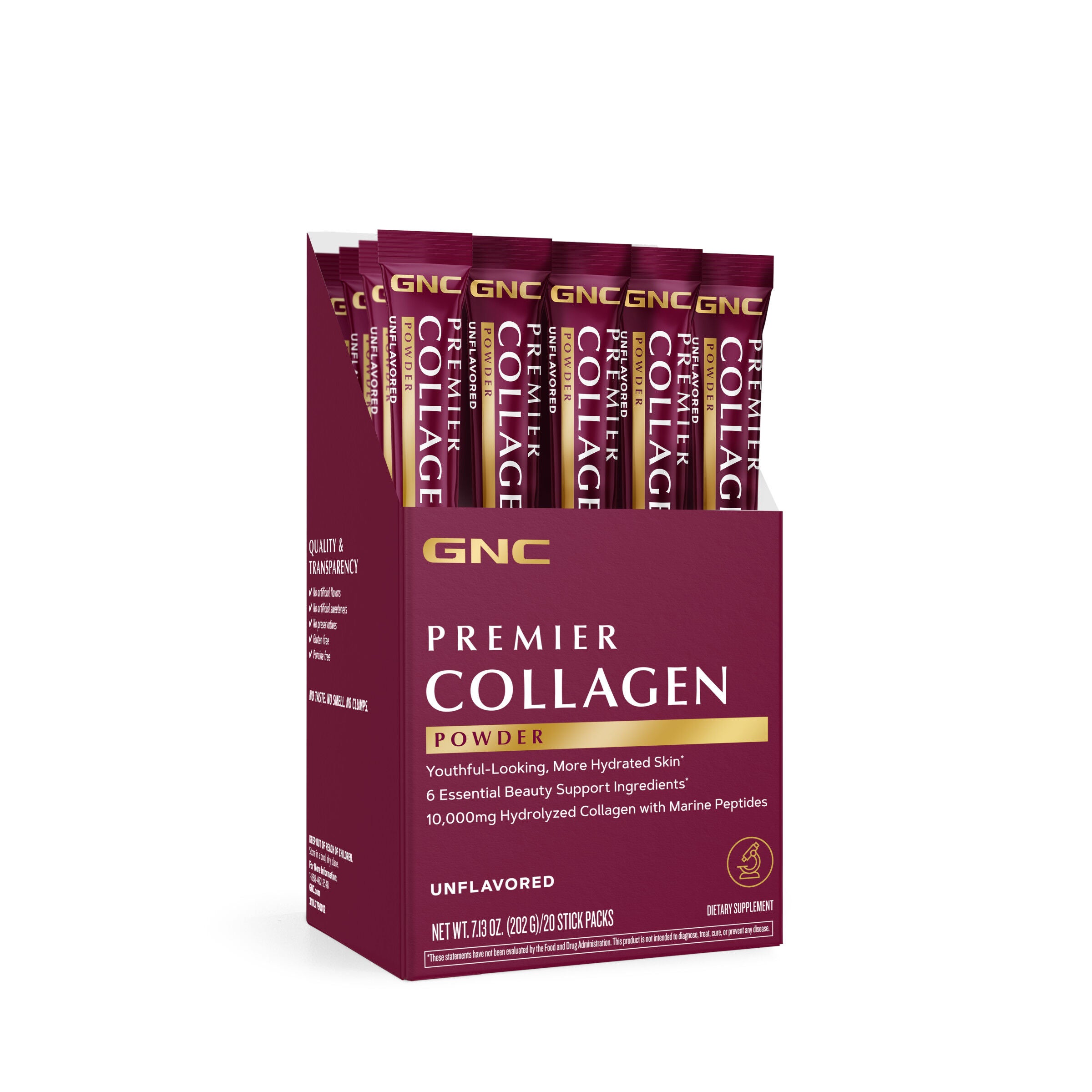 Premier Collagen Powder - Unflavored (20 Stick Packs)  | GNC