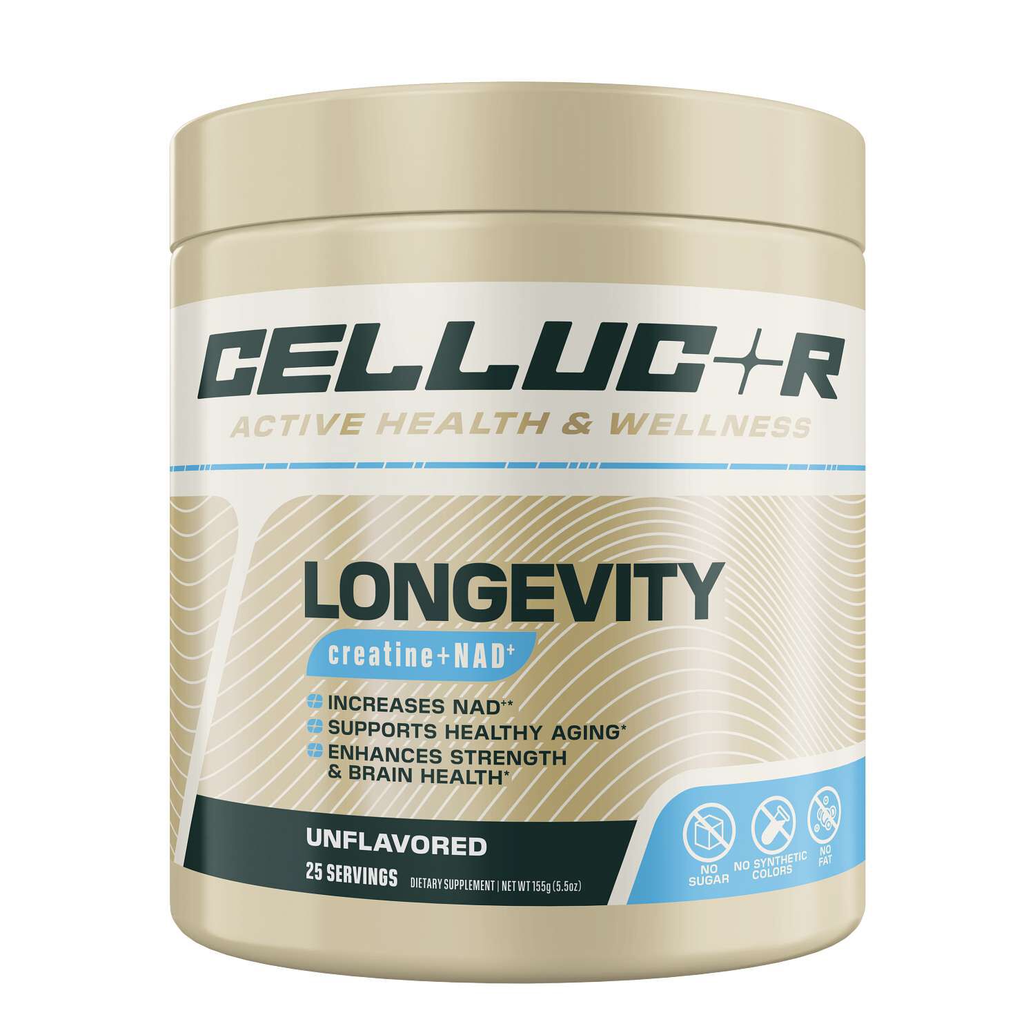 Longevity Creatine + NAD+ - Unflavored (25 Servings)  | GNC