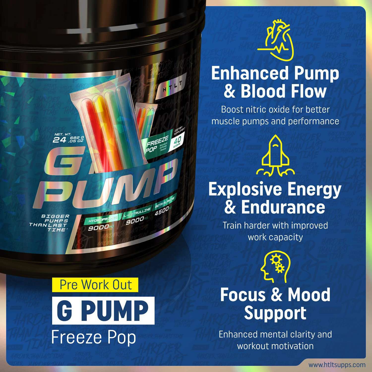 G-Pump - Freeze Pop (40 Servings)