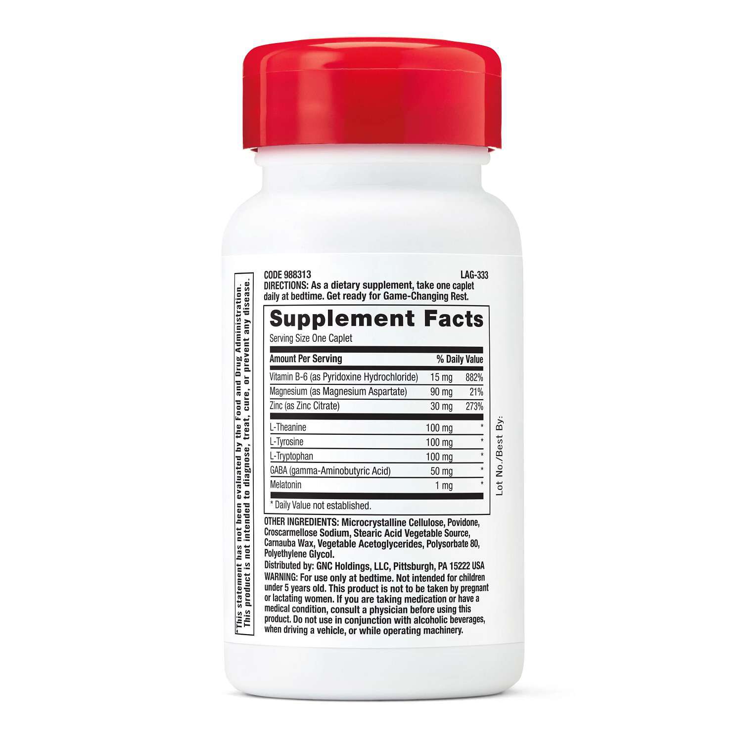 P.M Zinc Magnesium - 60 Caplets (60 Servings)  | GNC