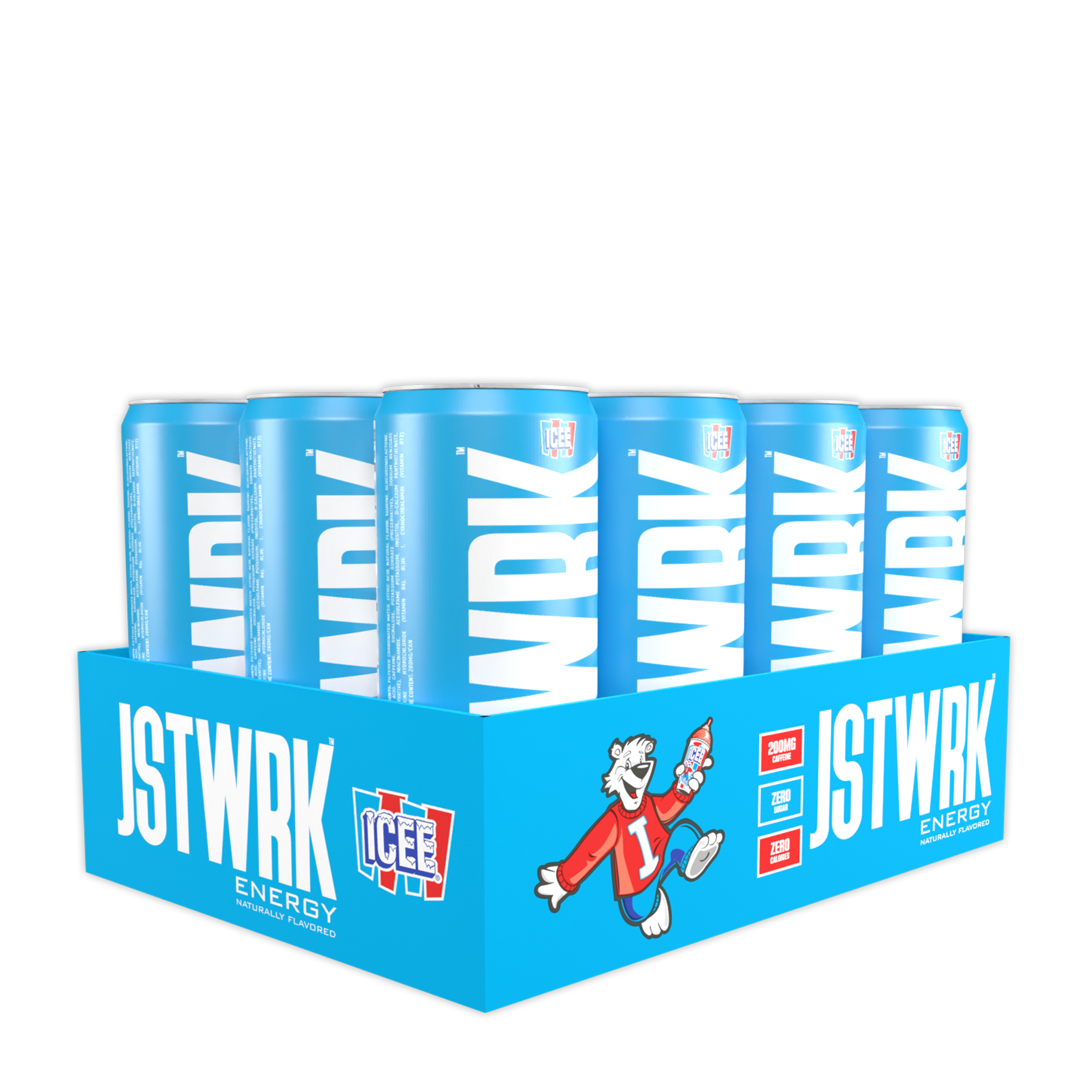 Energy Drink - ICEE Blue Raspberry - 12 fl oz (12 Cans)  | GNC