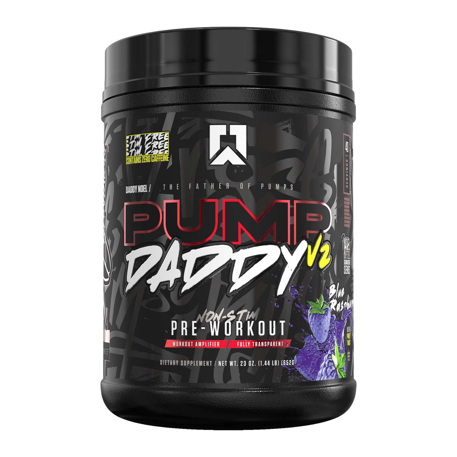 Pump Daddy Pre-Workout - Blue Raspberry (40 Servings)  | GNC
