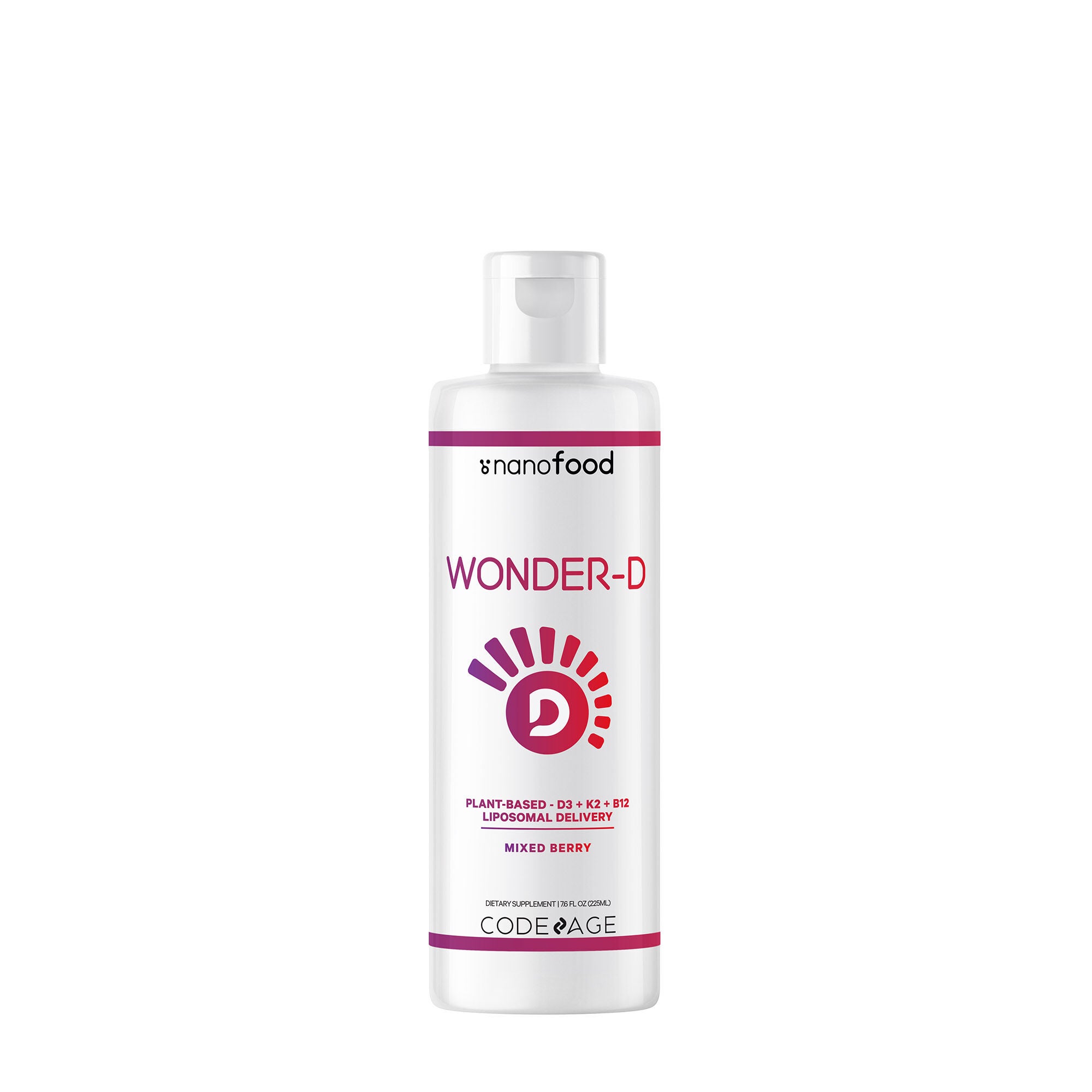 Wonder-D Plant-Based - Mixed Berry - 7.6 oz. &#40;45 Servings&#41;  | GNC