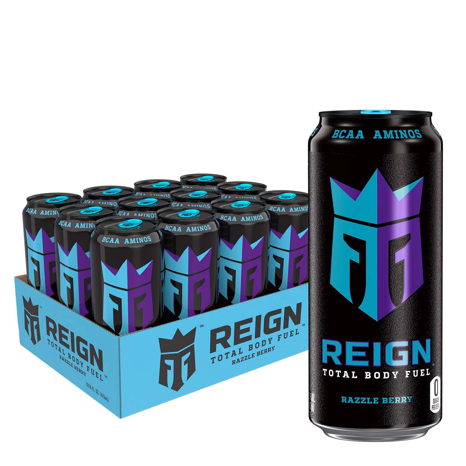 Reign Total Body Fuel Razzle Berry Energy Drink Gnc Gnc
