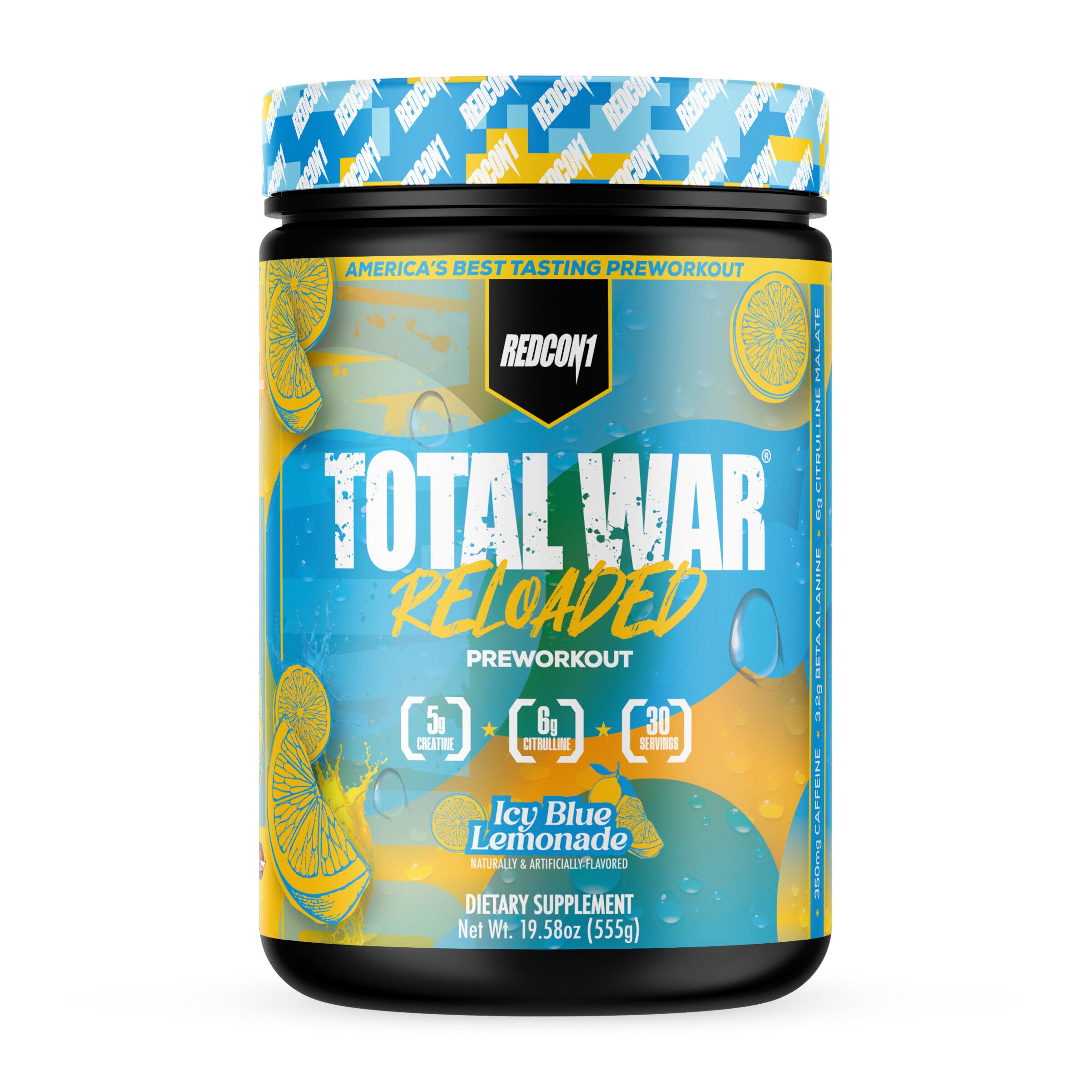 Total War Reloaded Pre-Workout - Icy Blue Lemonade (30 Servings)  | GNC