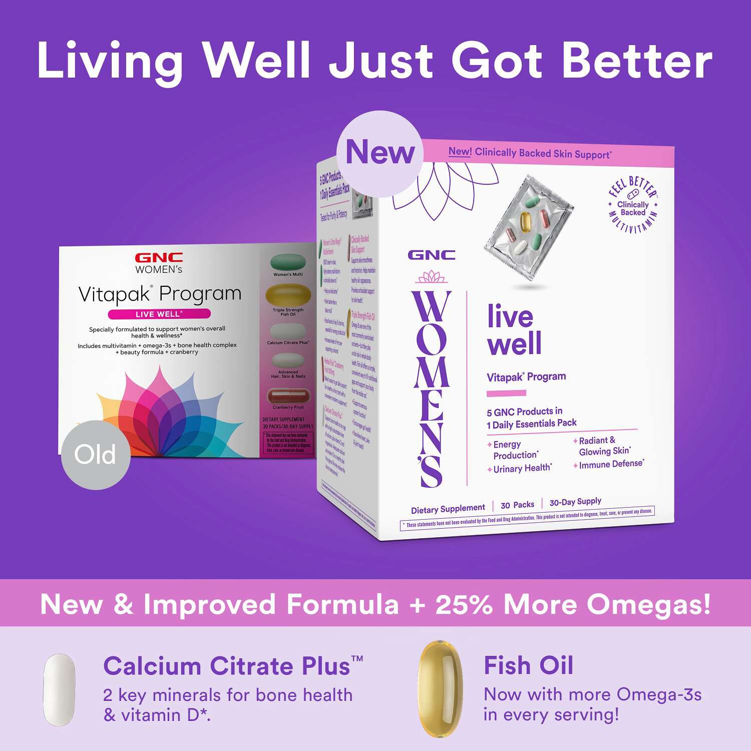 Live Well Vitapak&reg; Program V2 (1 Month Supply)  | GNC