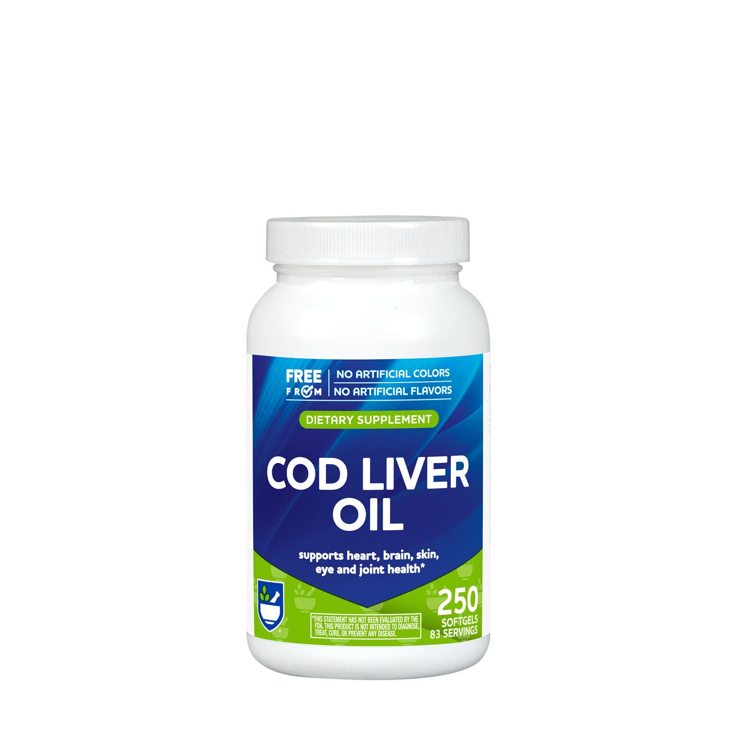 Natural Cod Liver Oil 250 Softgels GNC
