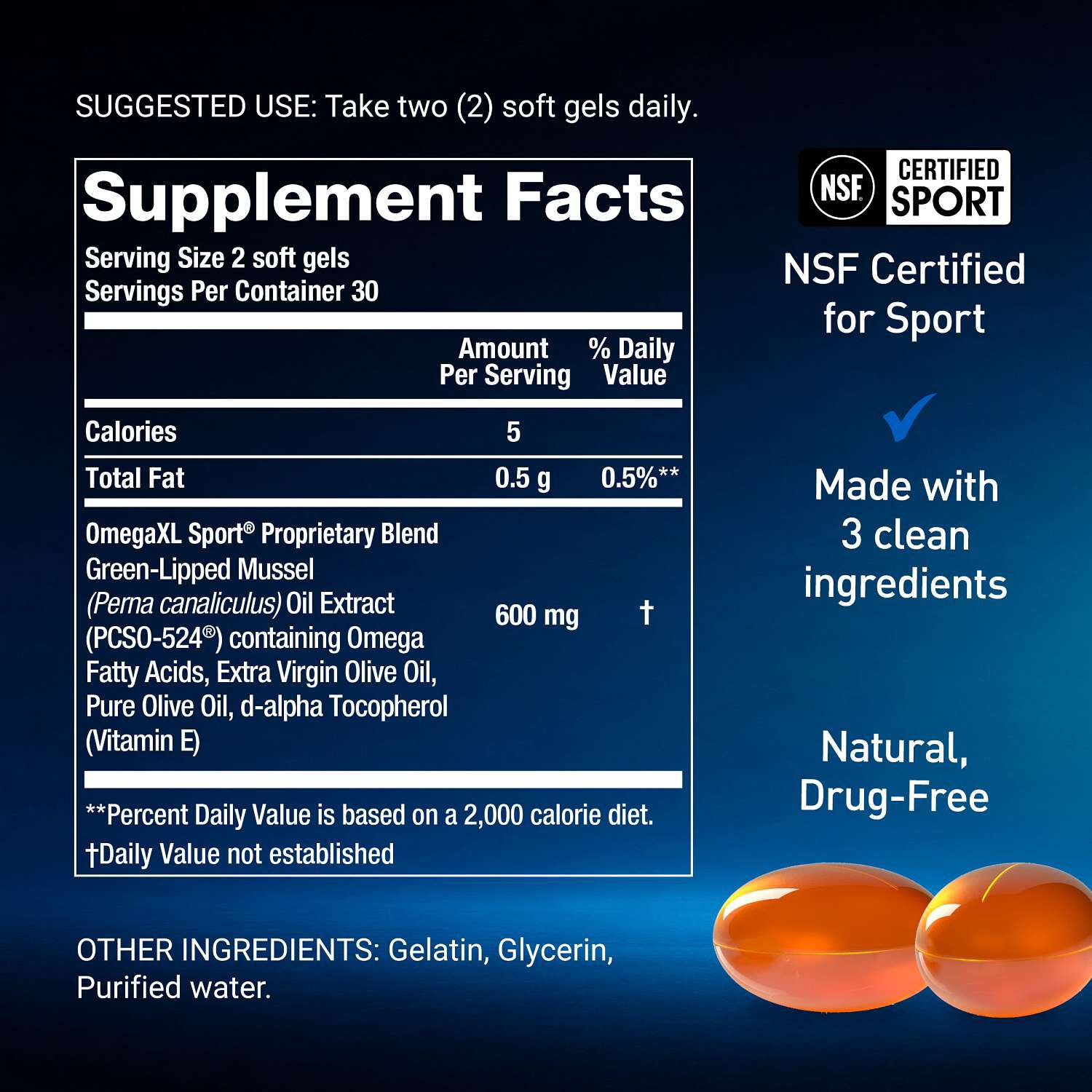 Sport - 60 Softgels (30 Servings)  | GNC