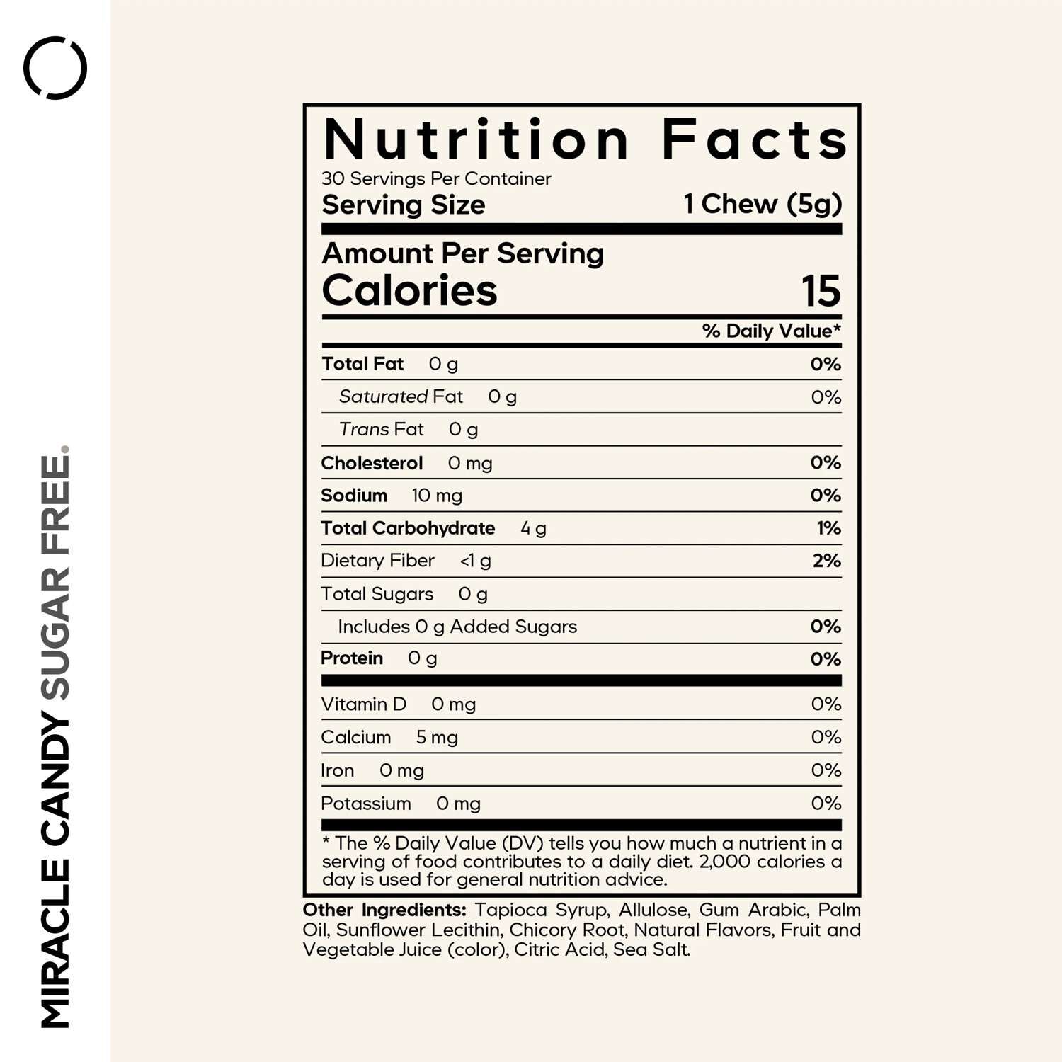 Miracle Candy - Salted Caramel - 30 Soft Chews (30 Servings)