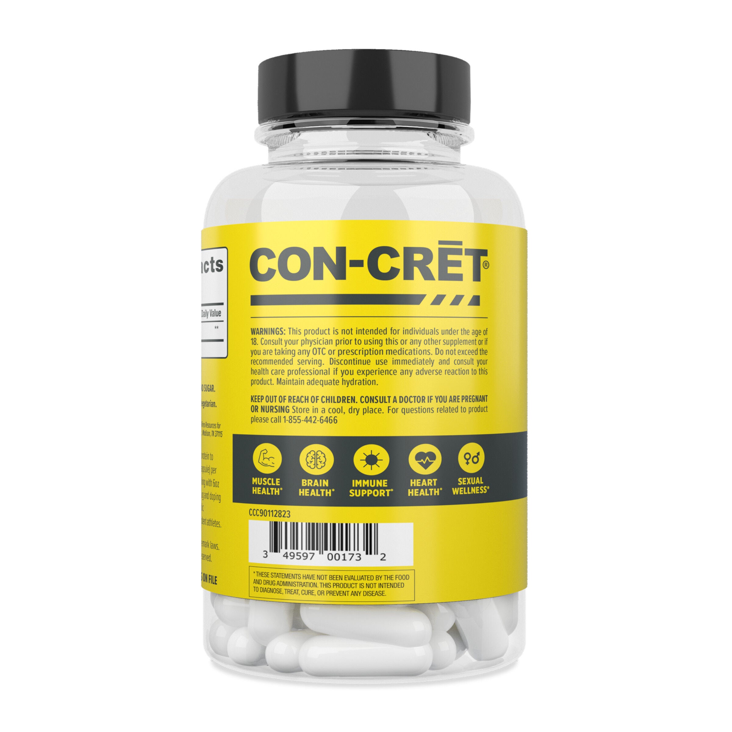 Creatine HCl - 72 Capsules (72 Servings)