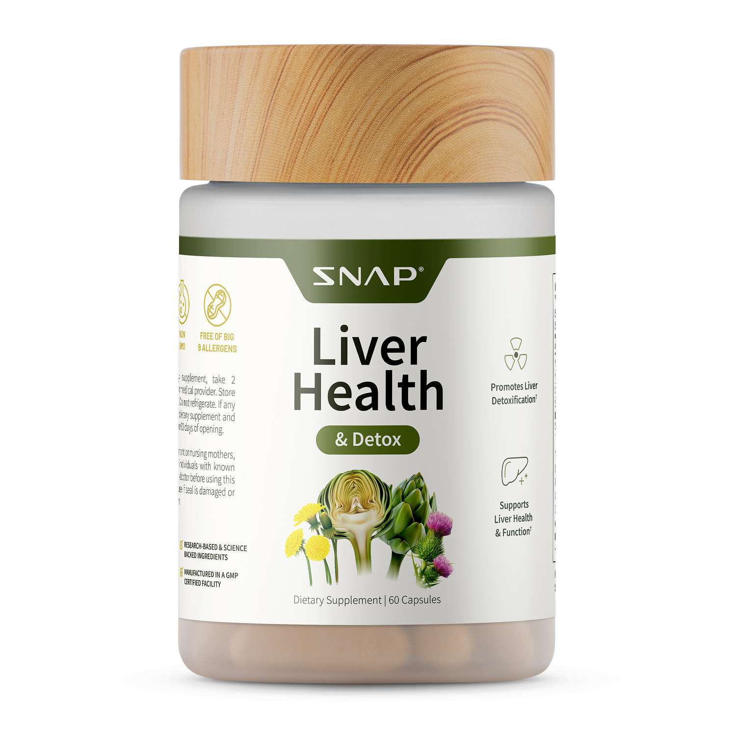 Liver Health &amp; Detox - 60 Capsules (30 Servings)  | GNC