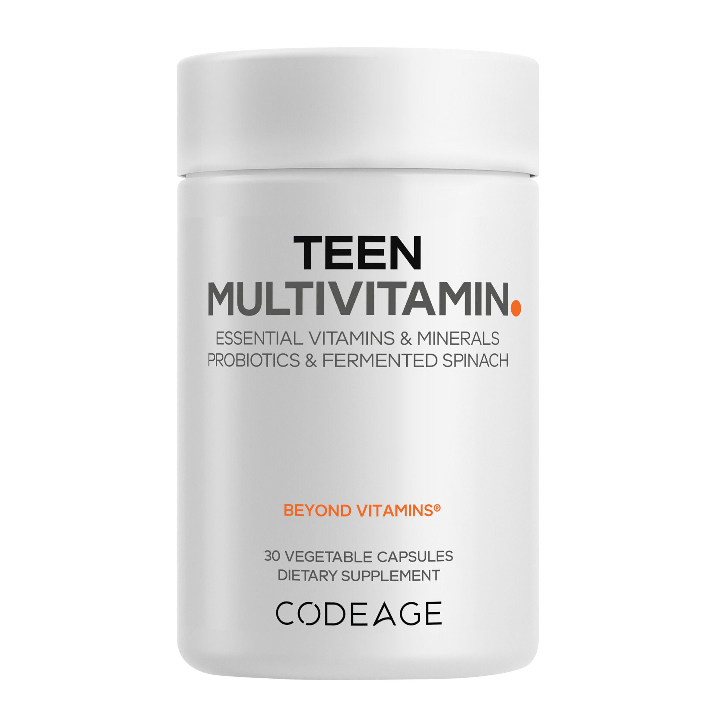 Codeage Teen Multivitamin Vegan - 30 Vegetable Capsules (30 Servings)