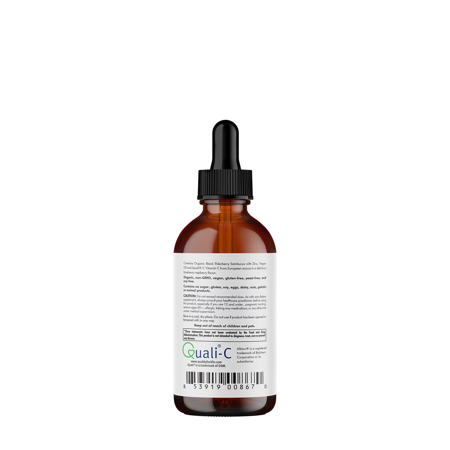 Elderberry Immune Complex Syrup Kids &amp; Adults Daily Vitamin - 4 oz. (60 Servings)  | GNC