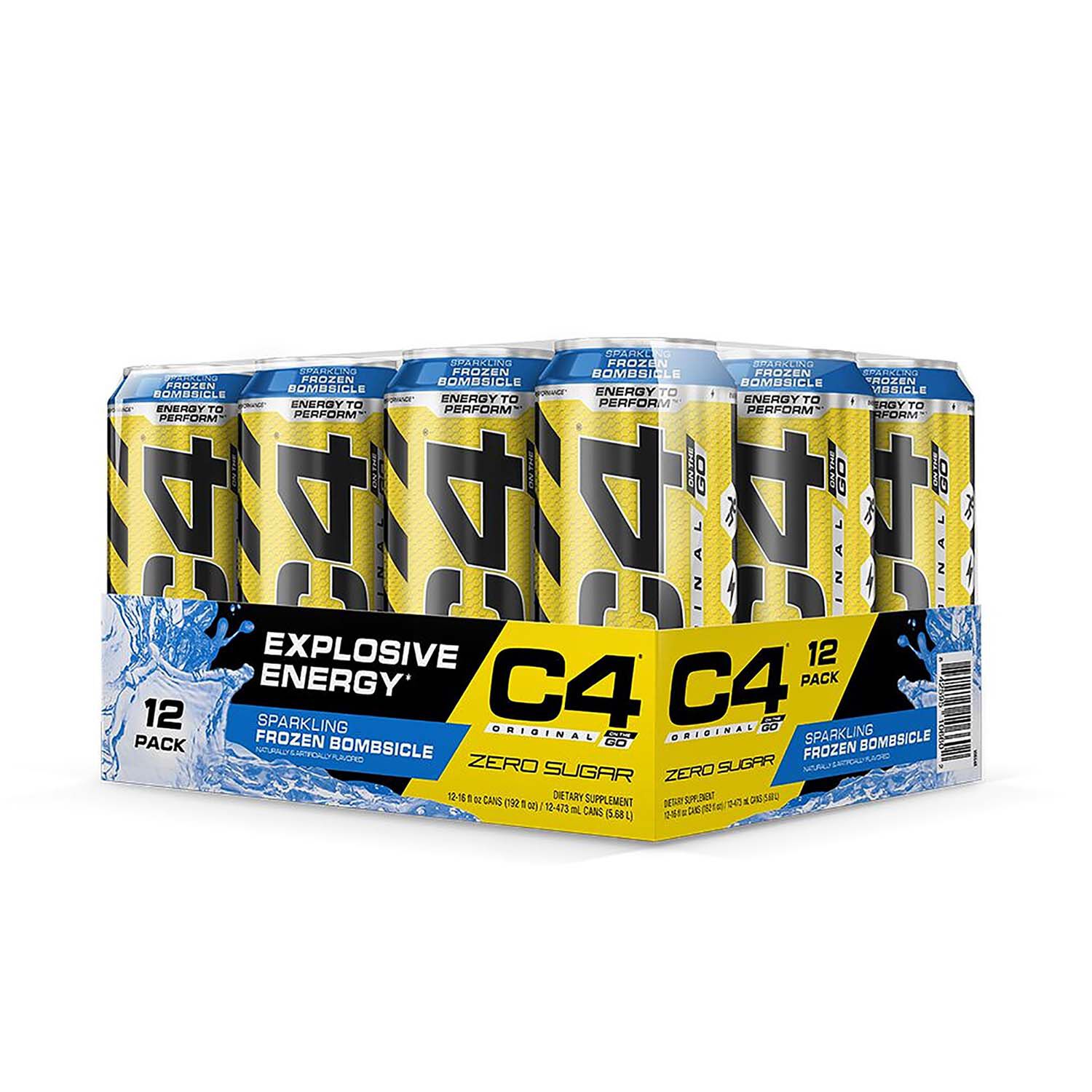 Cellucor C4 Original On The Go Sparkling Frozen Bombsicle Gnc